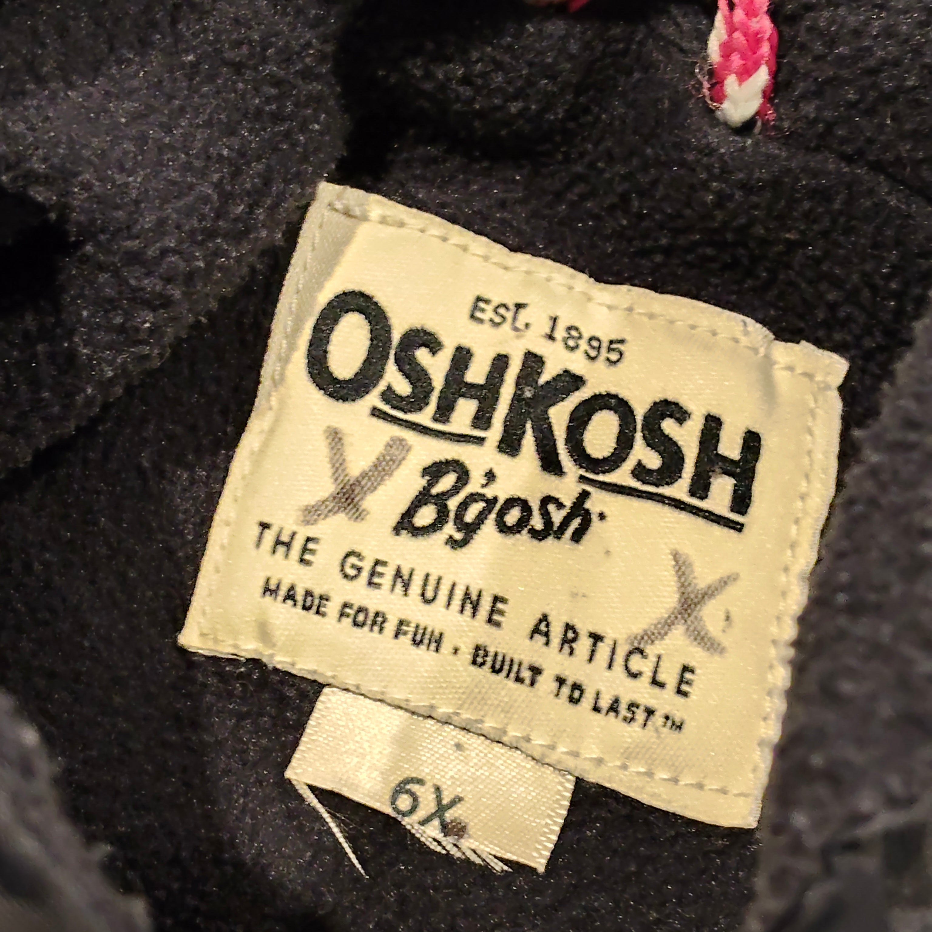 OSHKOSH B'GOSH jacket size 6yrs girls navy polka dot