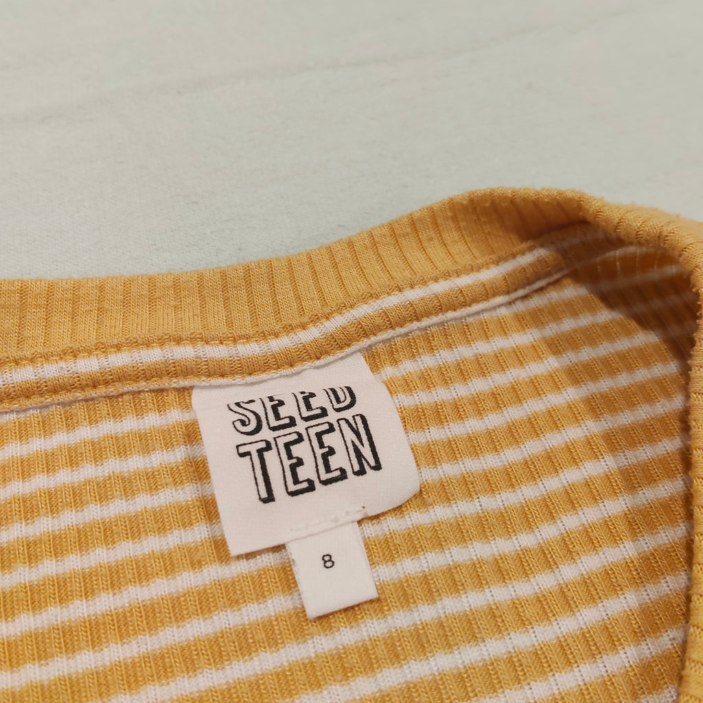 SEED TEEN top size 8yrs girls short sleeve