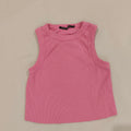 SILENT THEORY rib top size 10 Womens tank top pink