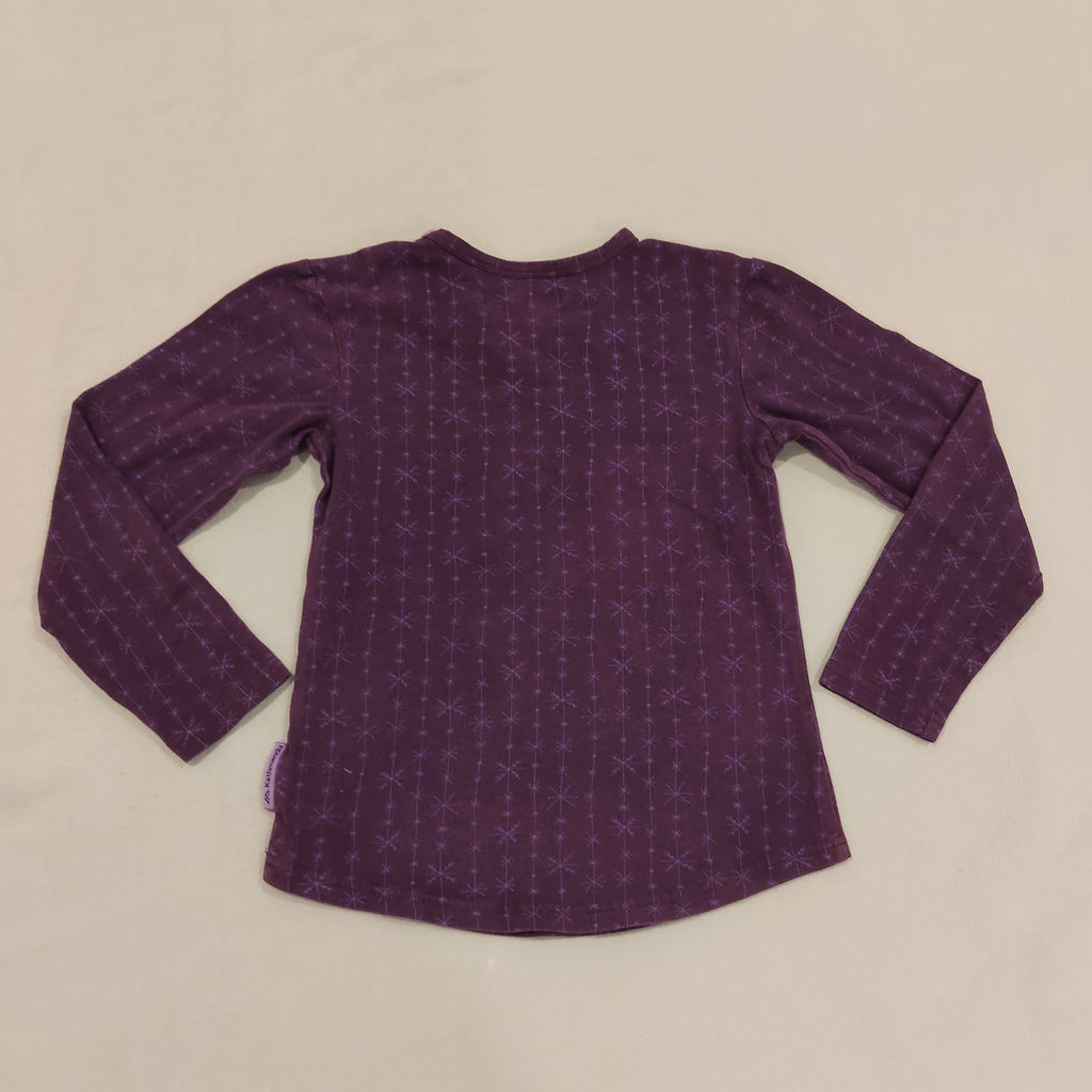 KATHMANDU top size 8yrs girls long sleeve purple