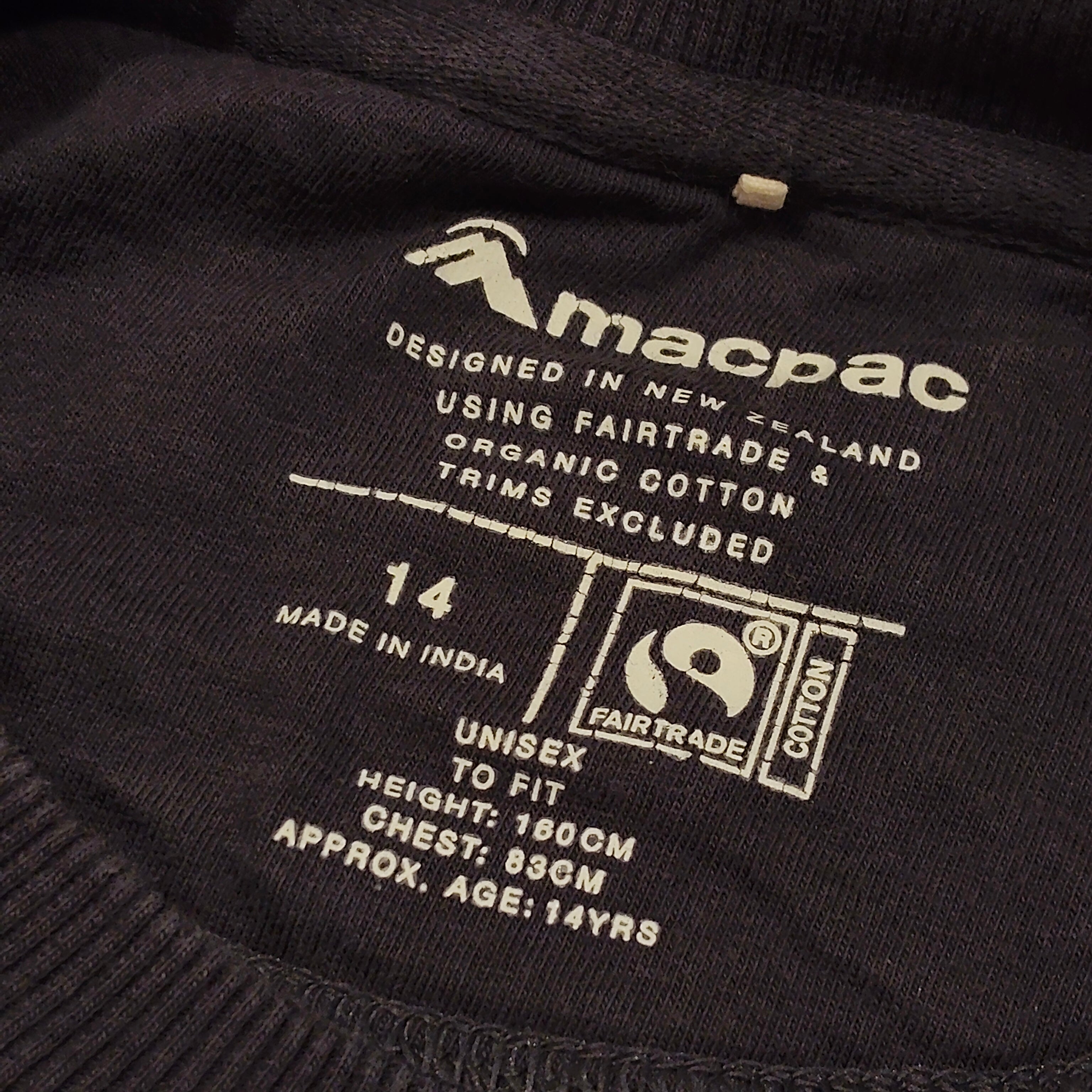 MACPAC jumper size 14yrs boys navy