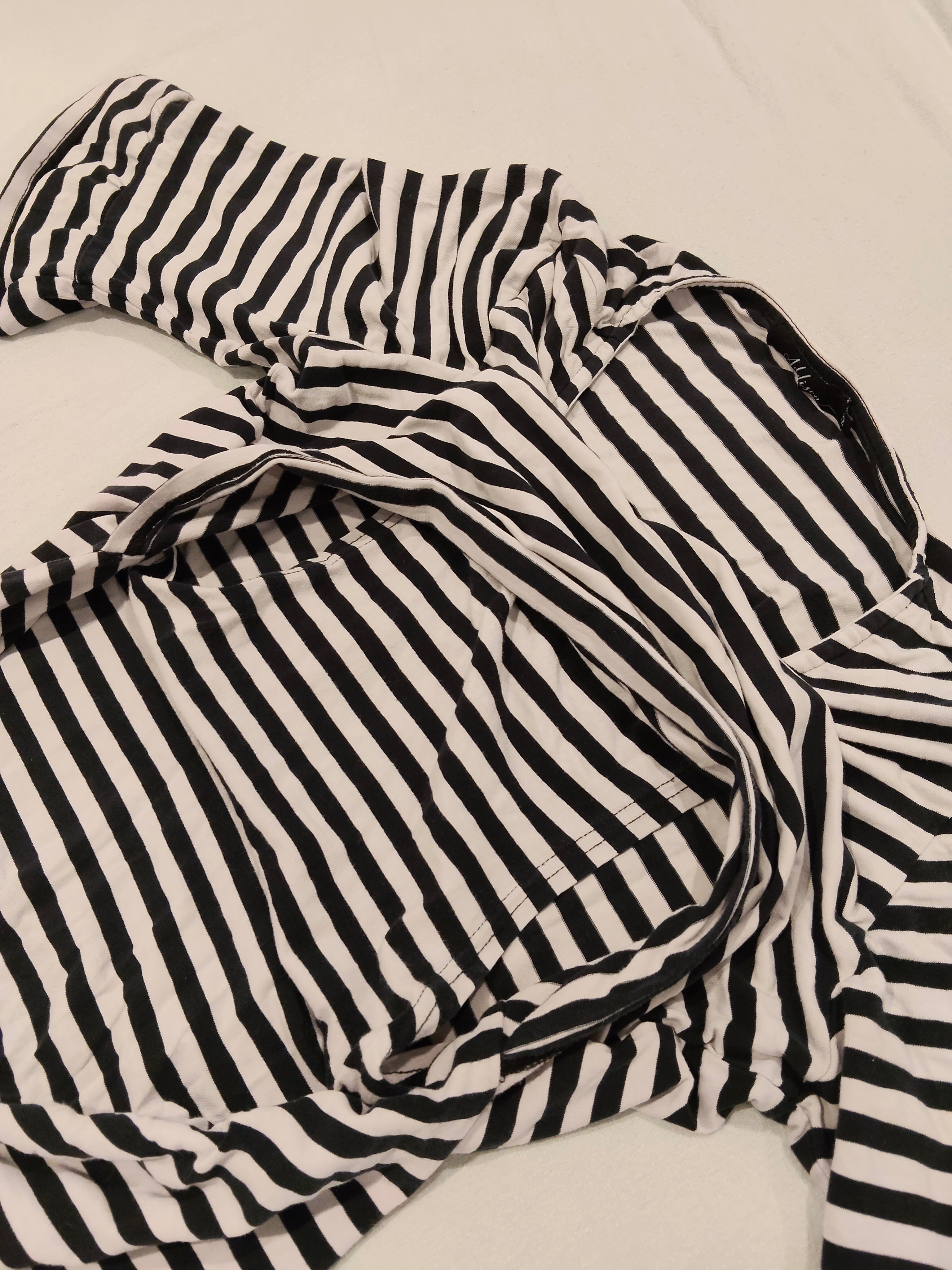 ADDISON Breastfeeding Dress size 12 Womens stripes maternity