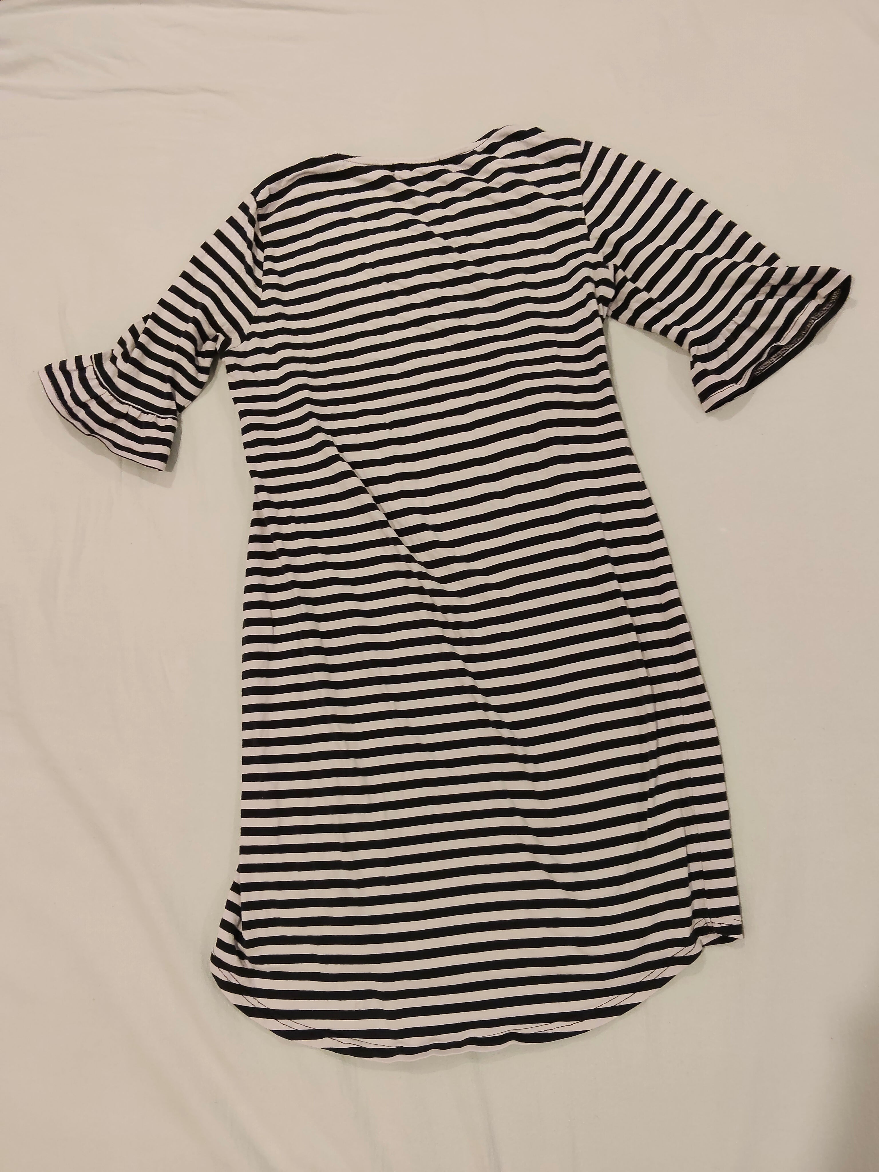 ADDISON Breastfeeding Dress size 12 Womens stripes maternity