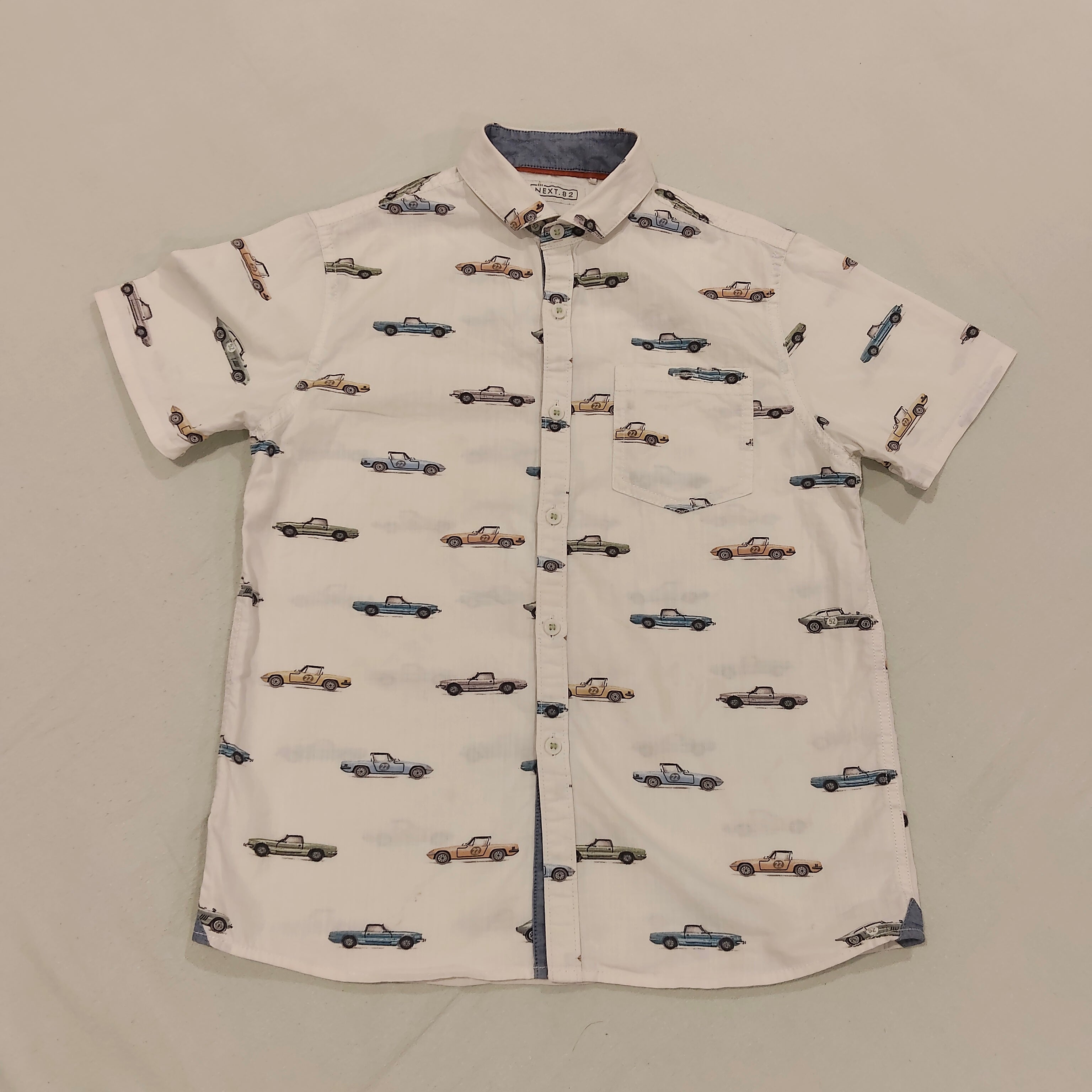 NEXT shirt size 9yrs boys short sleeve cars