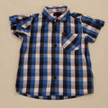QUIKSILVER shirt size 5 boys short sleeve checkered
