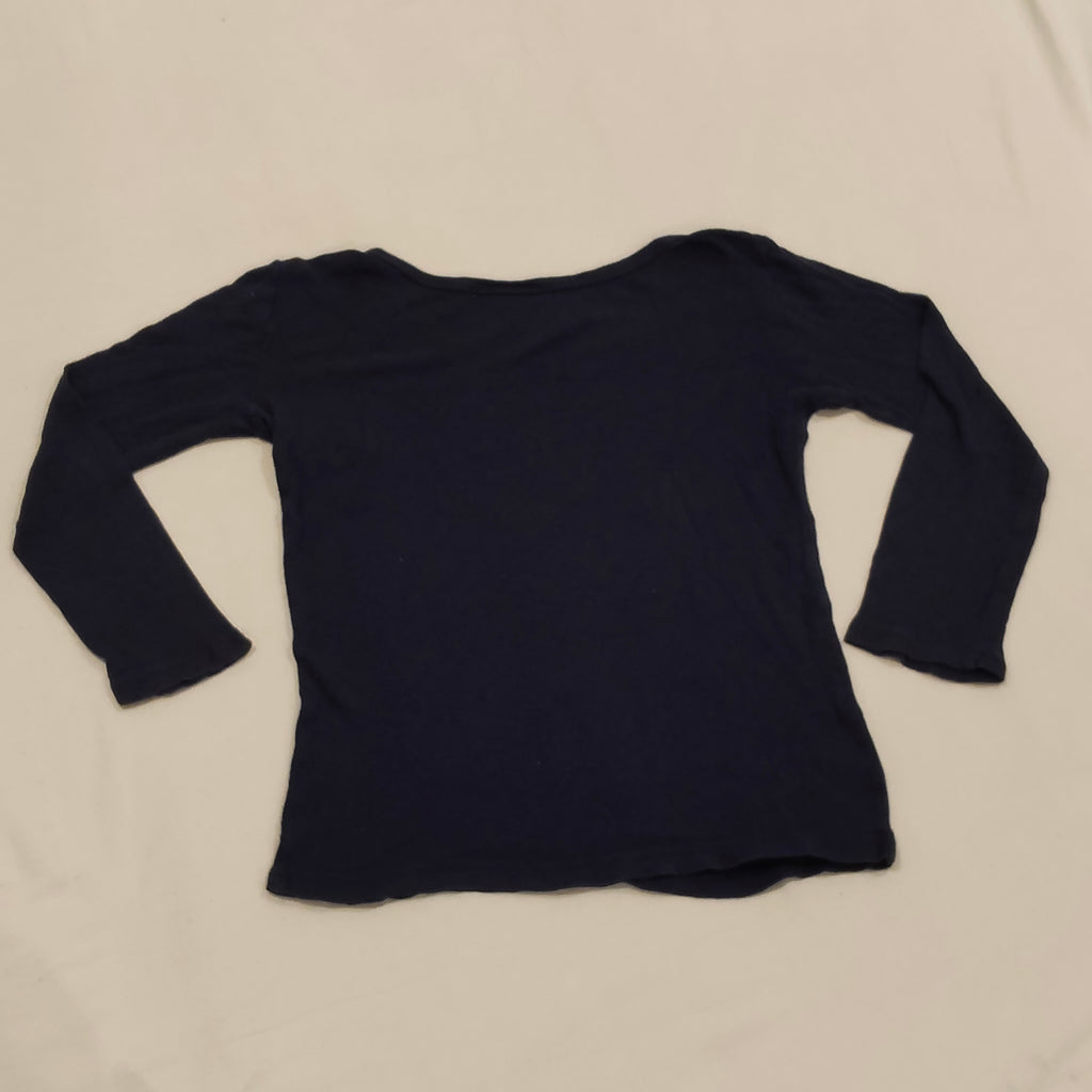 SUPERFIT Wool blend top size 8yrs boys navy long sleeve