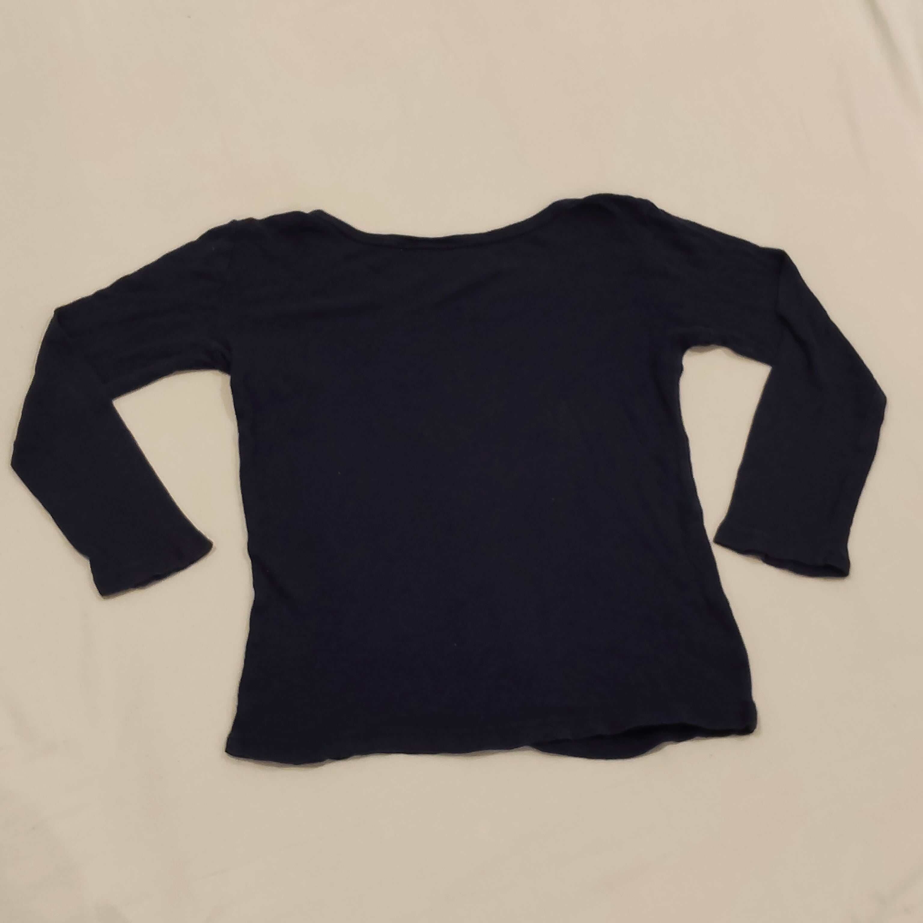 SUPERFIT Wool blend top size 8yrs boys navy long sleeve