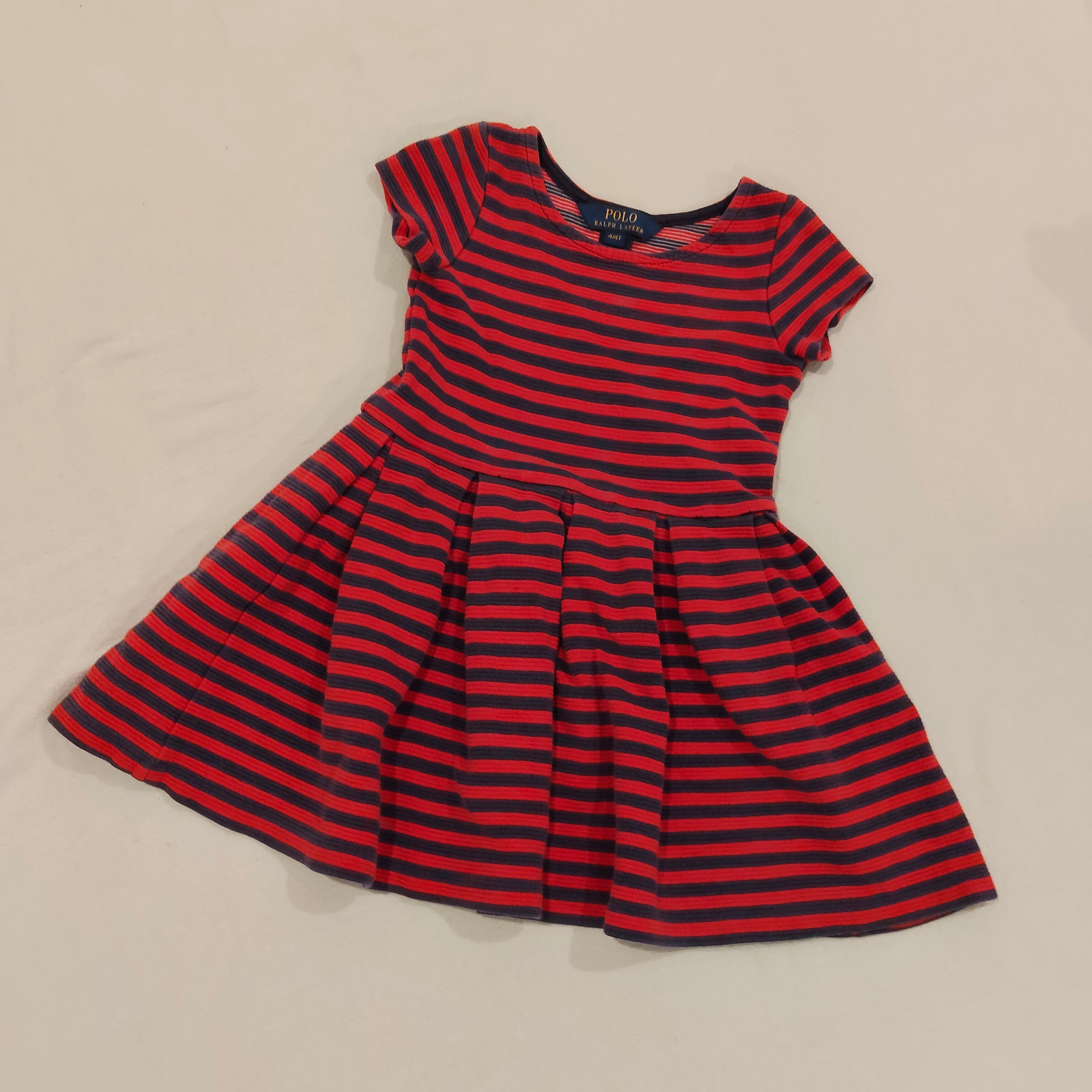 POLO Ralph Lauren dress size 4yrs girls red stripes