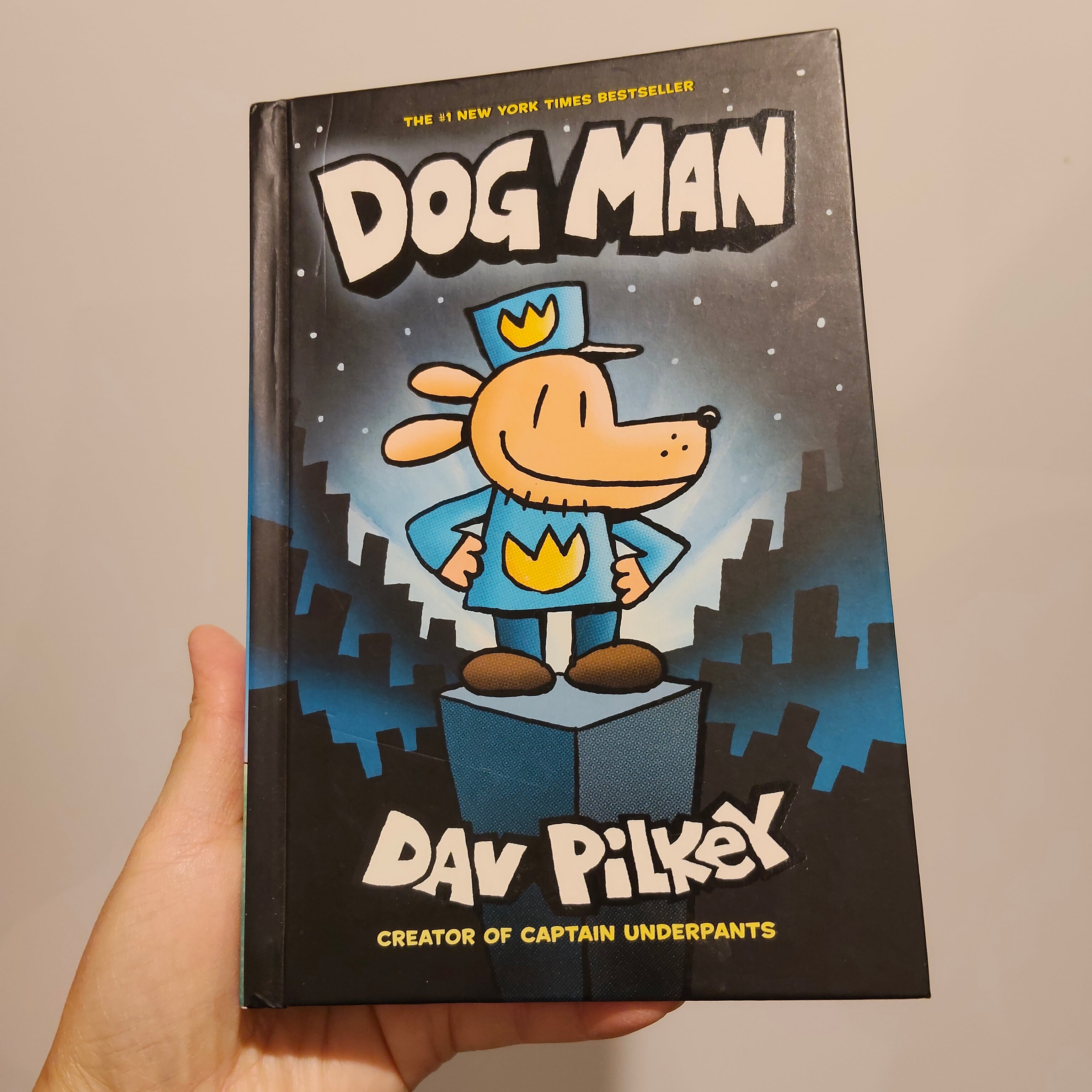 DOG MAN #1 by Dav Pilkey Hardcover Book