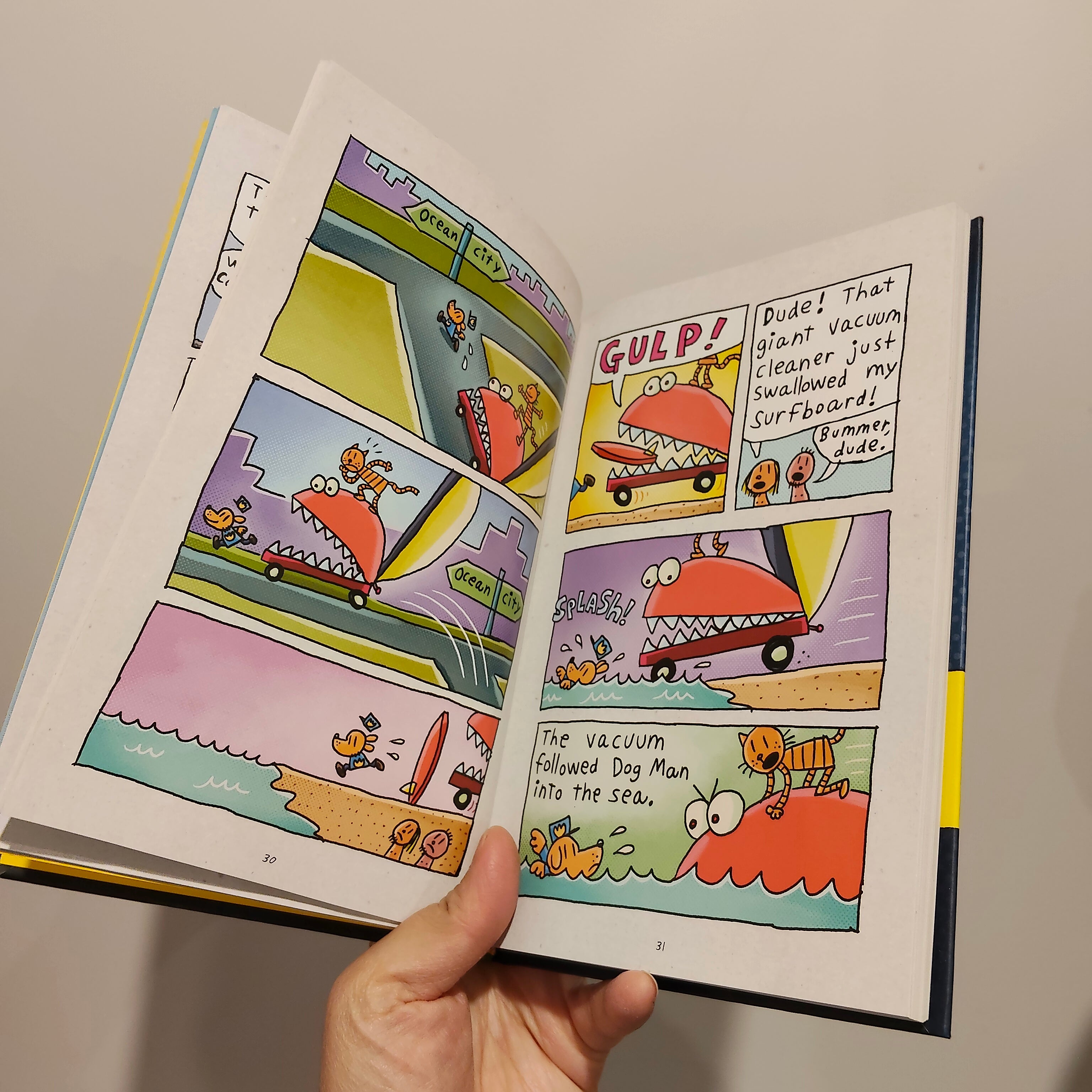 DOG MAN #1 by Dav Pilkey Hardcover Book