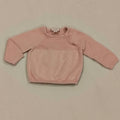 MORI knit jumper size 0-3m baby girls pink