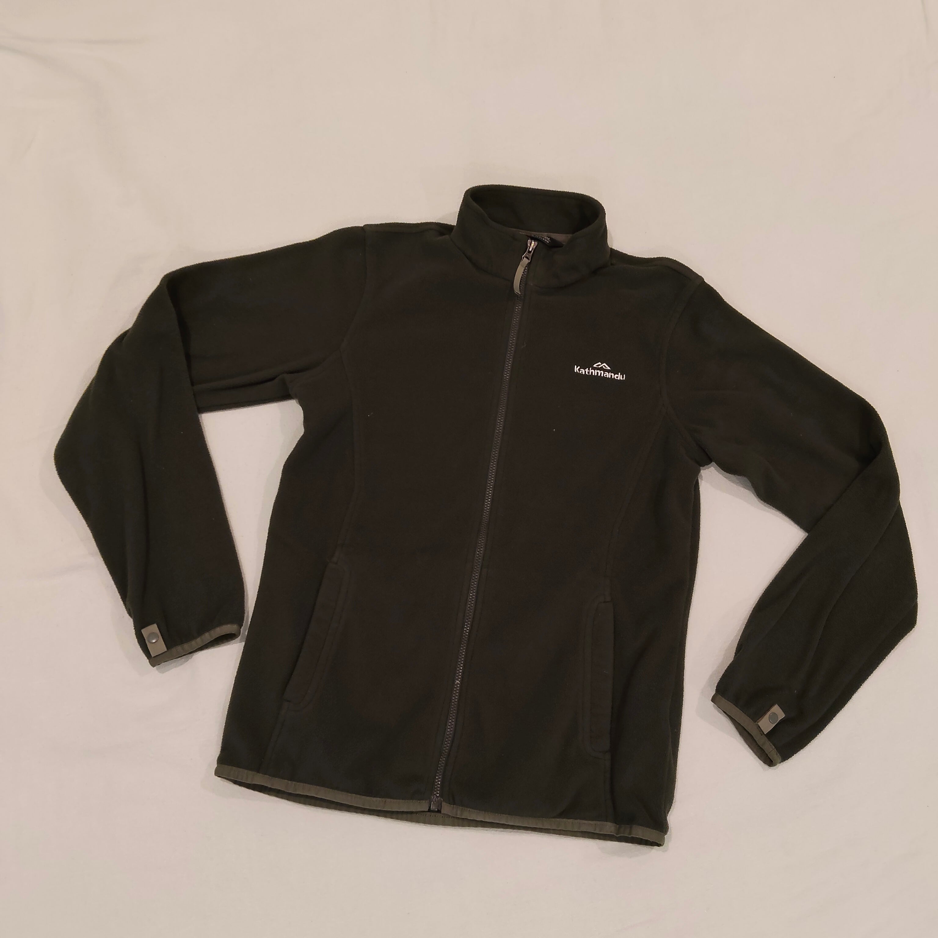 KATHMANDU fleece zip jumper size 12yrs boys green