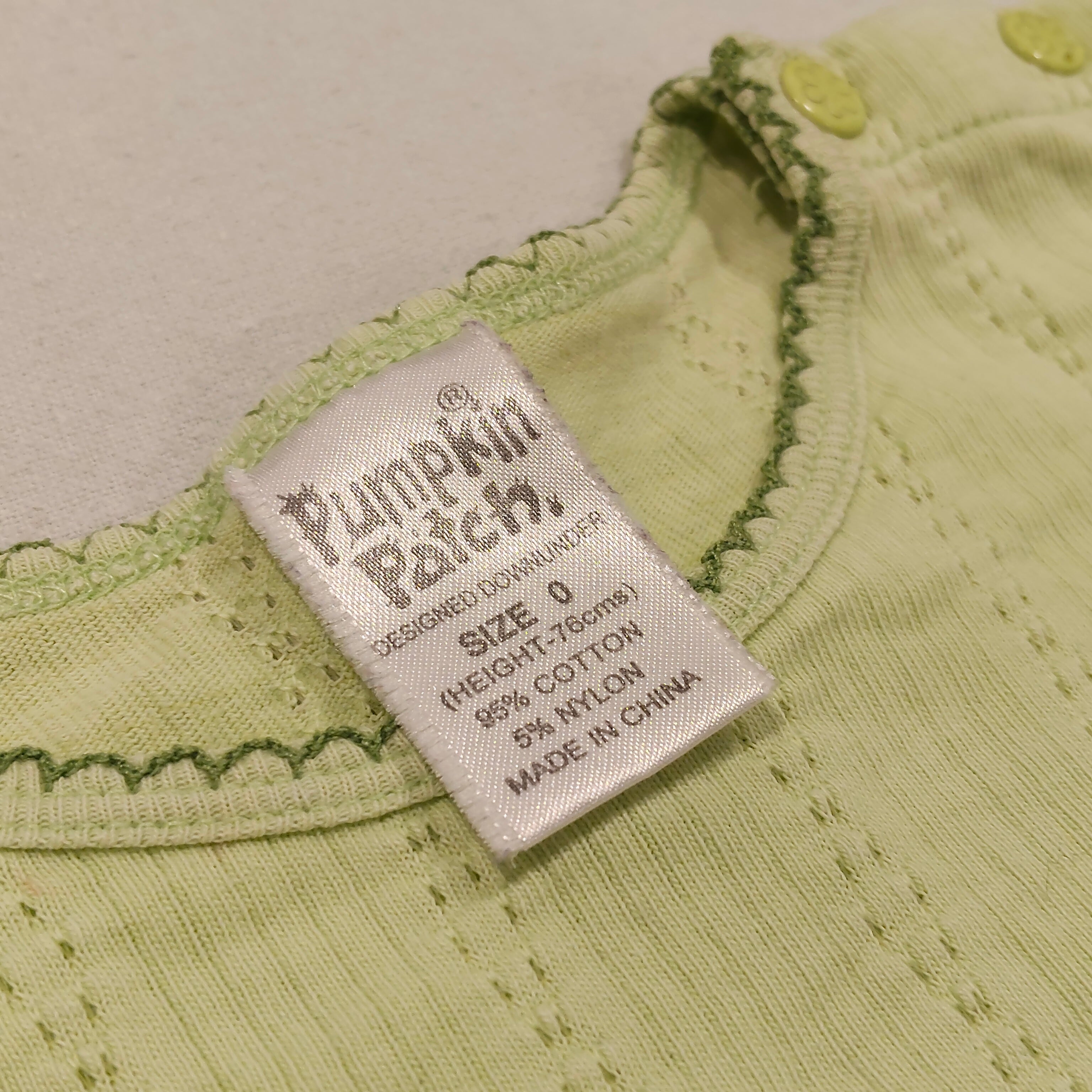 PUMPKIN PATCH top size 6-12m baby girls short sleeve