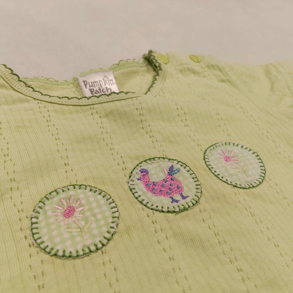PUMPKIN PATCH top size 6-12m baby girls short sleeve