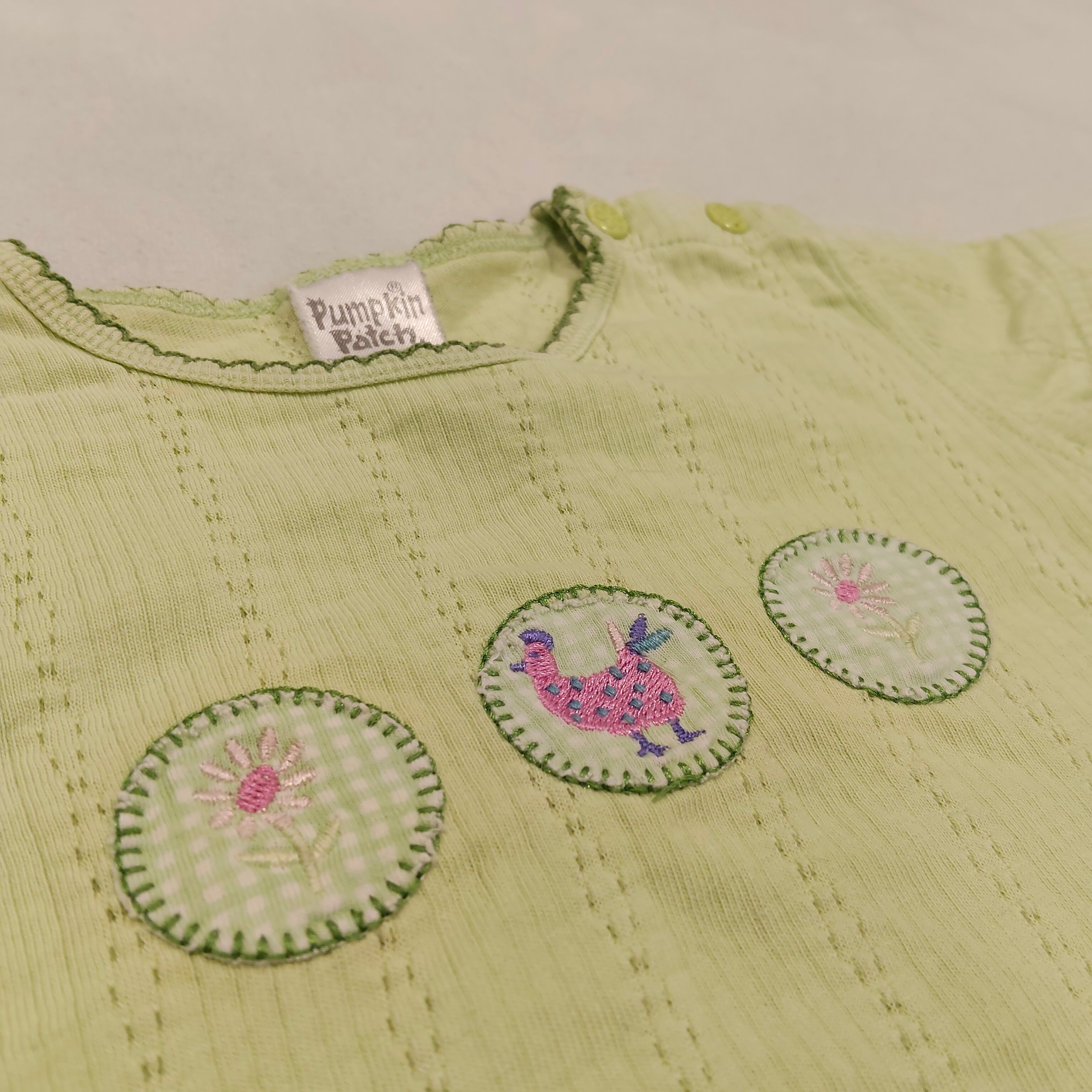 PUMPKIN PATCH top size 6-12m baby girls short sleeve