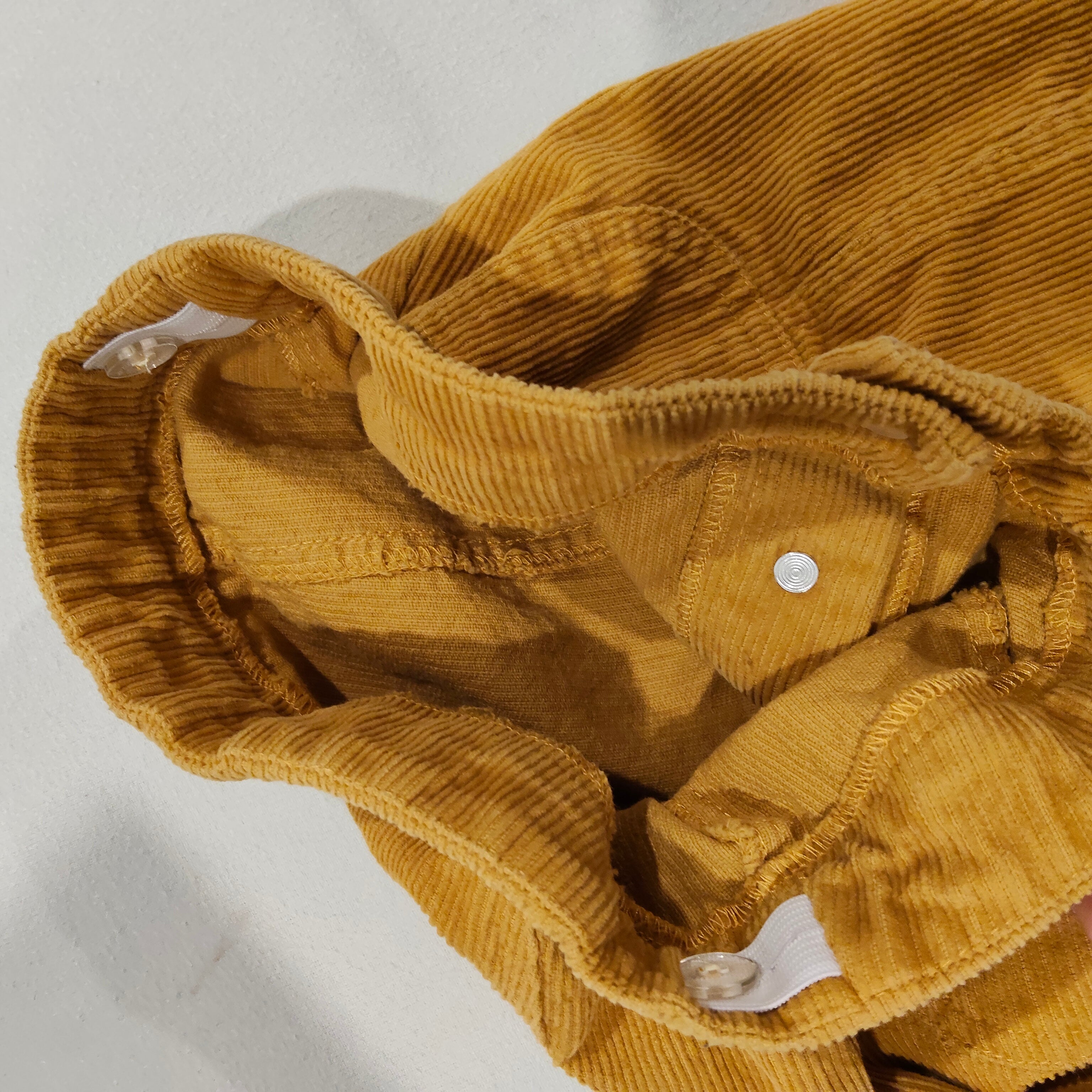 NUTMEG corduroy skirt size 7-8yrs girls mustard