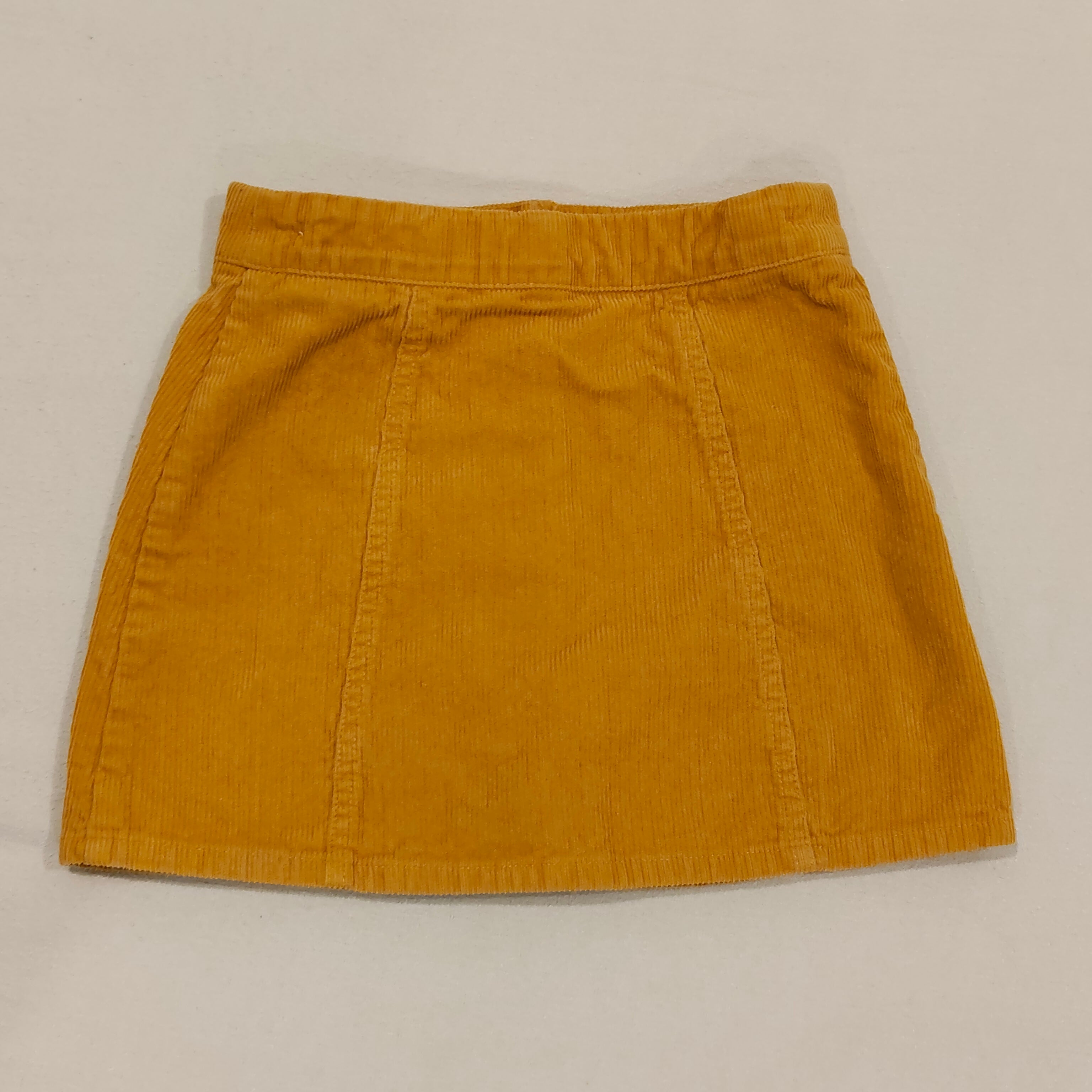 NUTMEG corduroy skirt size 7-8yrs girls mustard