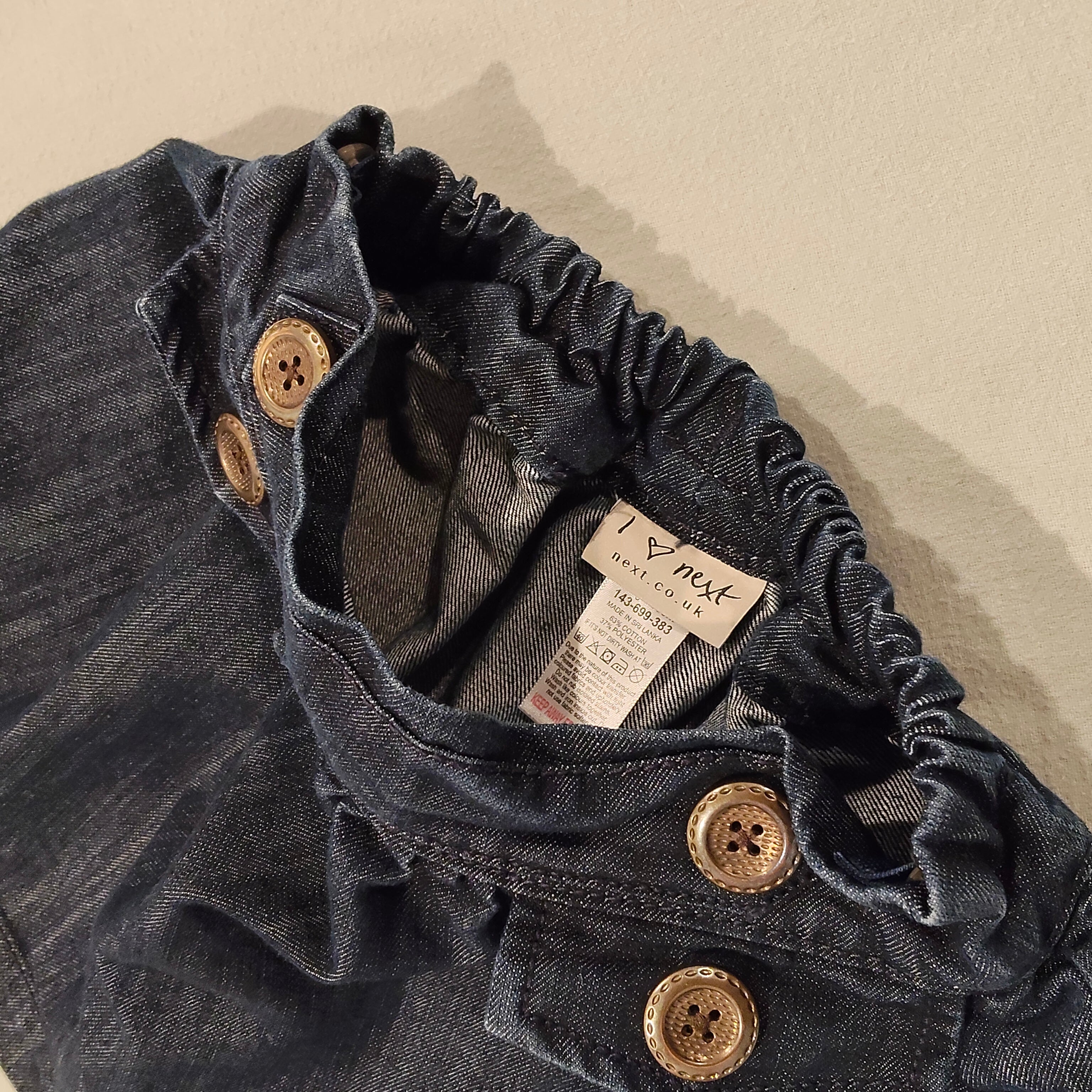 NEXT denim skirt size 2-3yrs girls