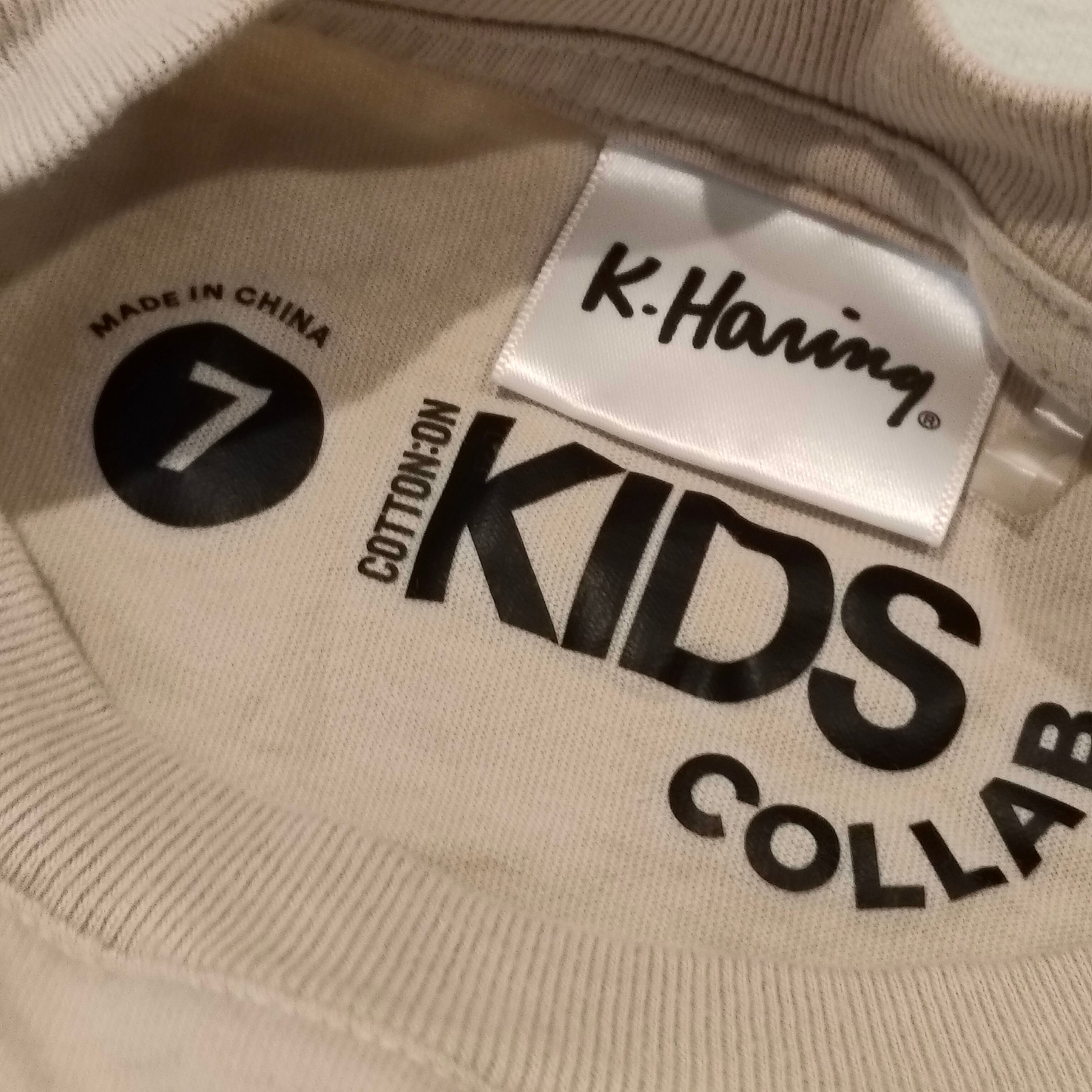K Haring Cotton On Kids tee size 7 boys
