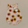 New BONDS Frill Bubblesuit size 12-18m baby girls Sunflower