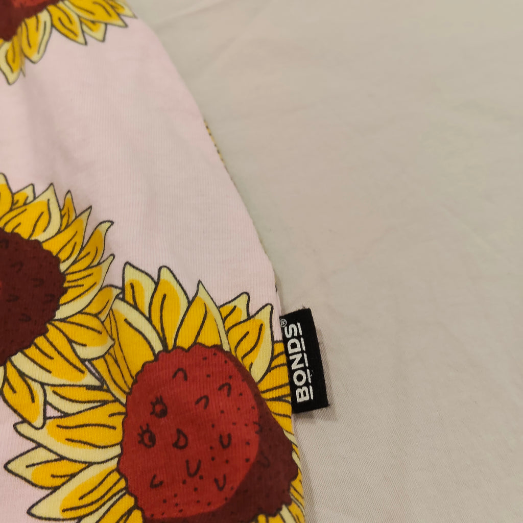 New BONDS Frill Bubblesuit size 12-18m baby girls Sunflower