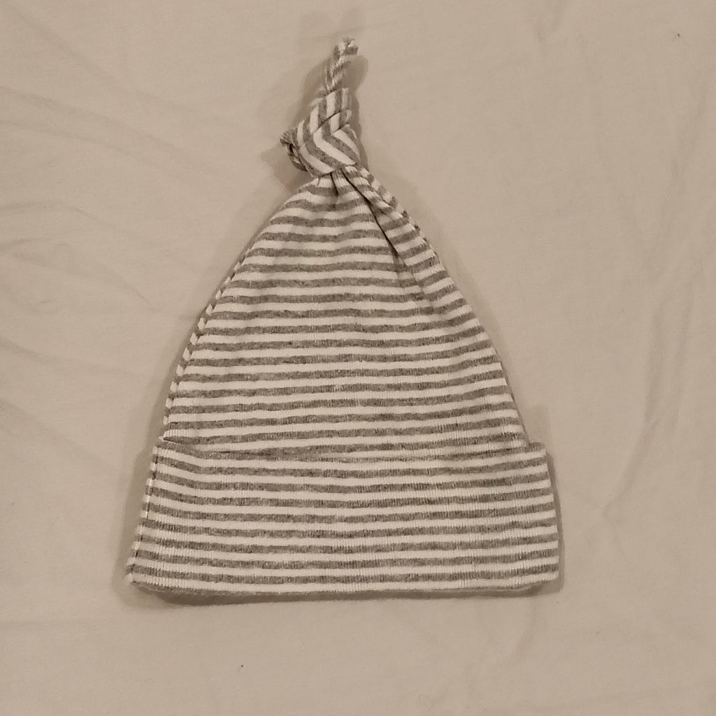 NATURE BABY Cotton Knotted Beanie size 0-6m baby