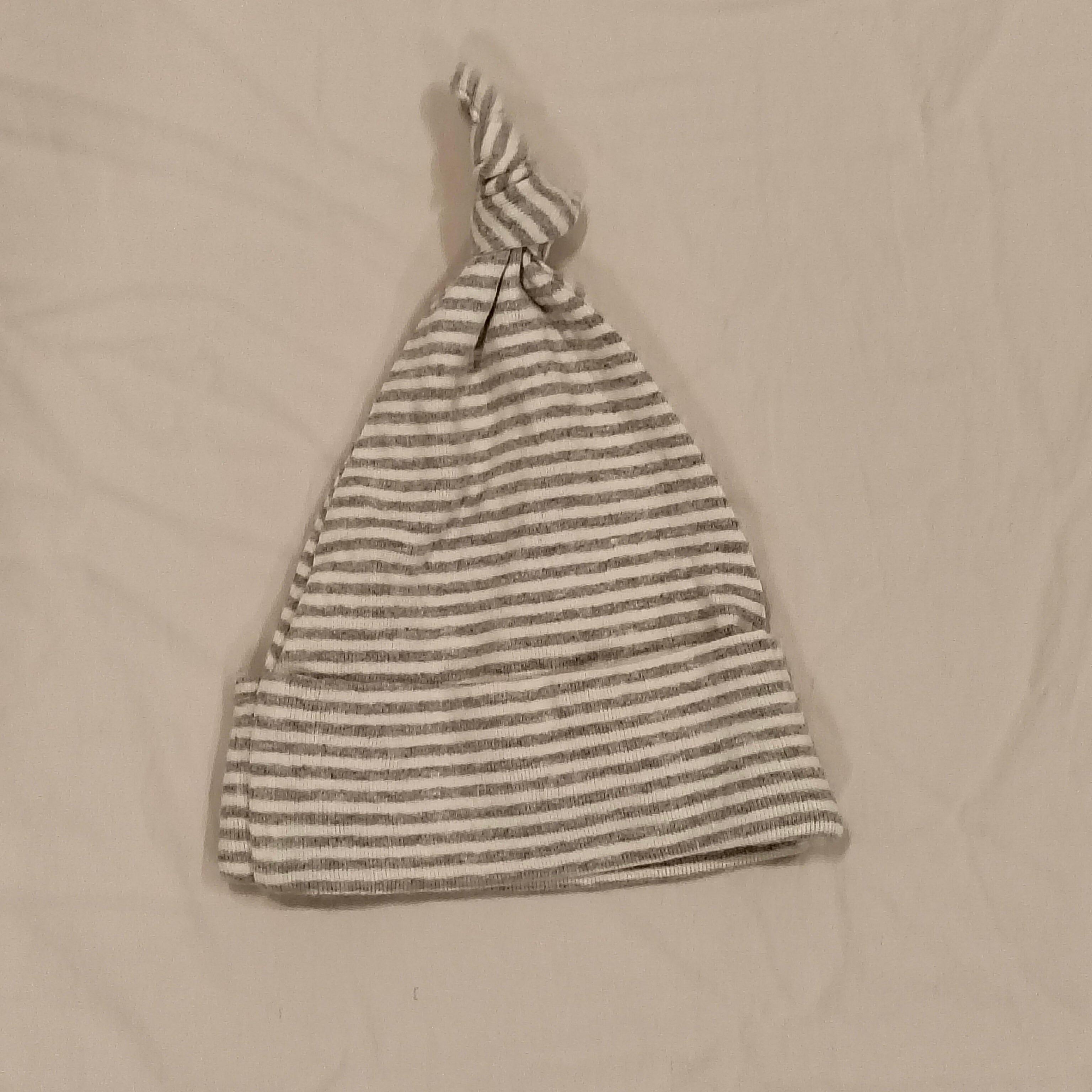 NATURE BABY Cotton Knotted Beanie size 0-6m baby