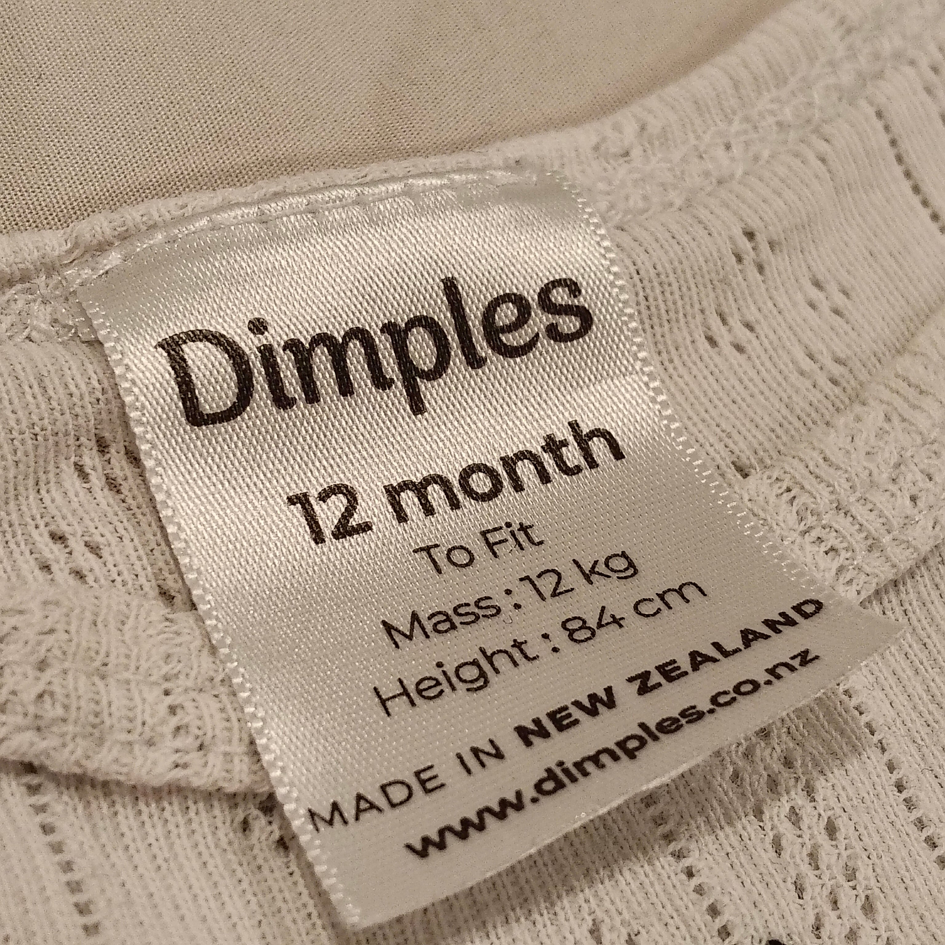 DIMPLES tank top size 12m baby