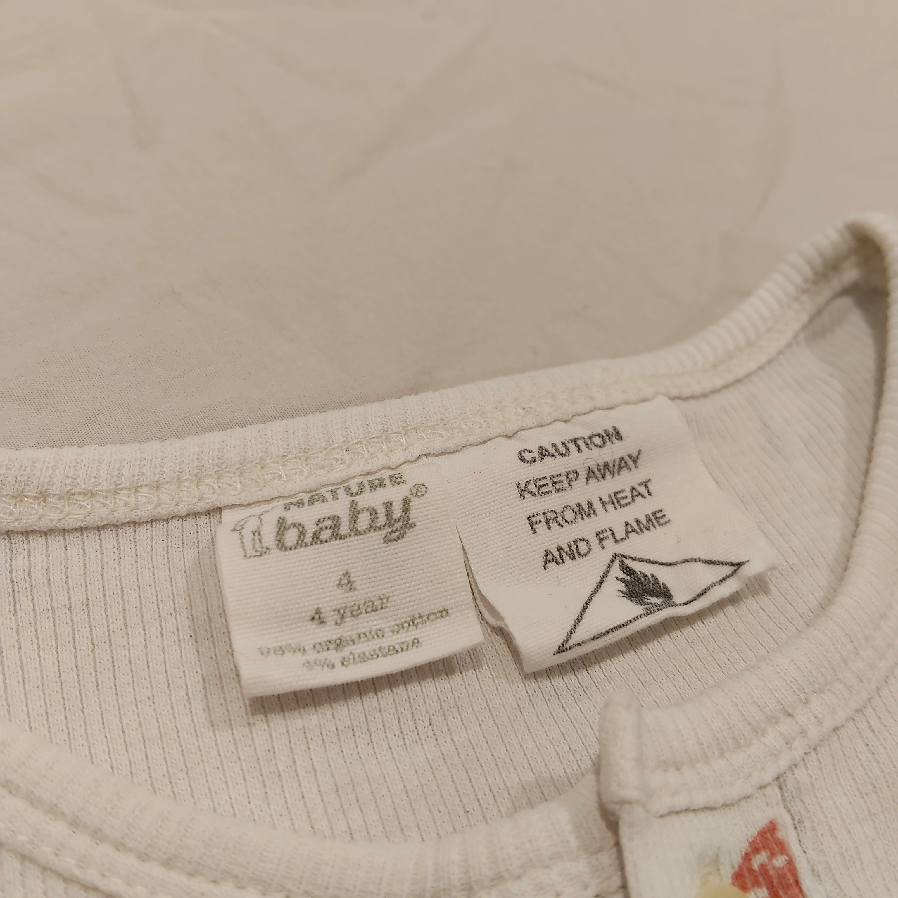 NATURE BABY top size 4yrs girls long sleeve Mushrooms