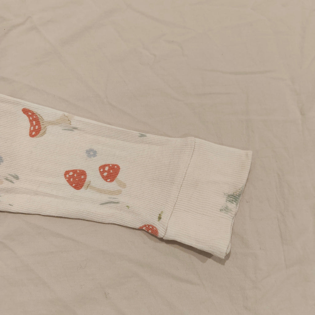 NATURE BABY top size 4yrs girls long sleeve Mushrooms
