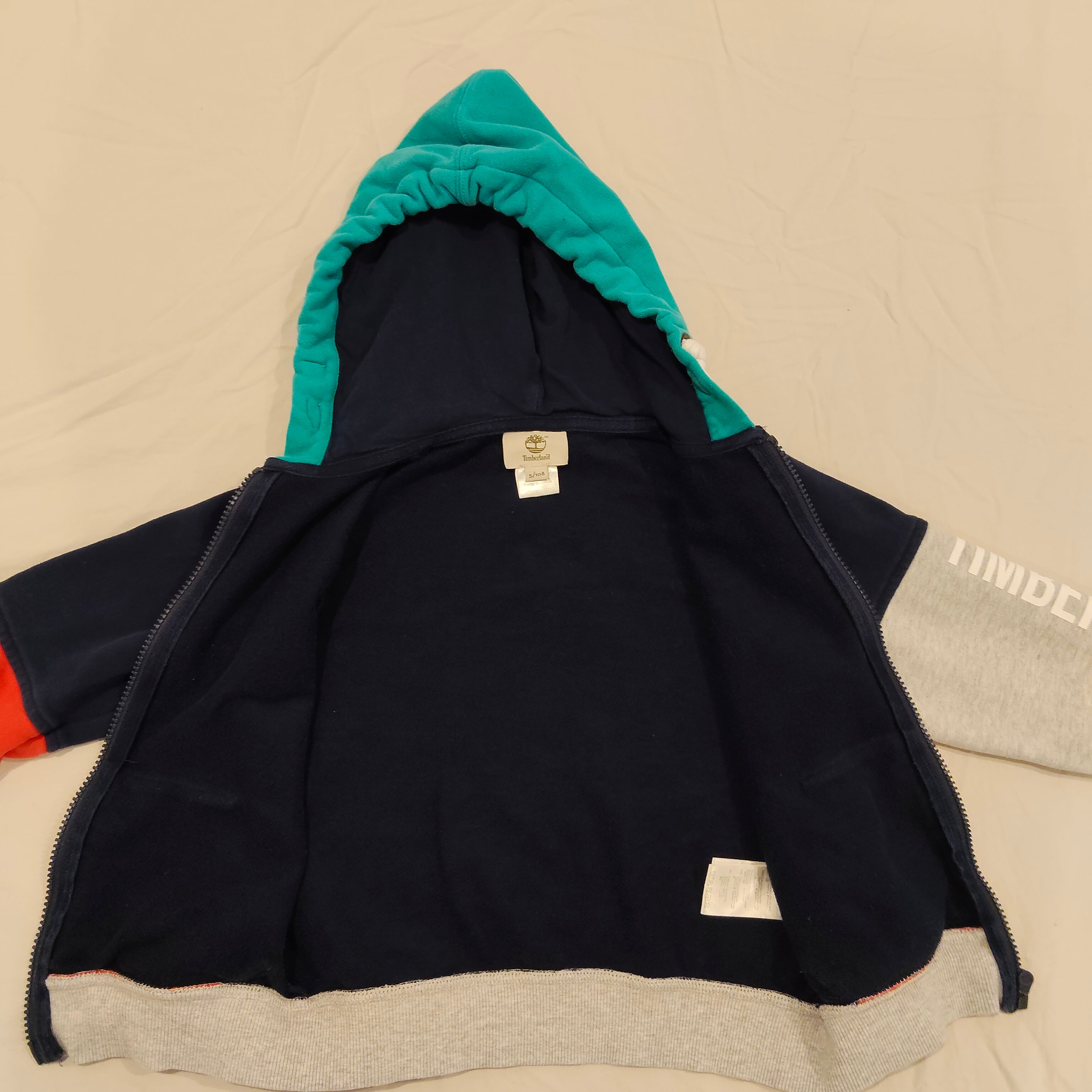TIMBERLAND zip hoodie size 5y boys