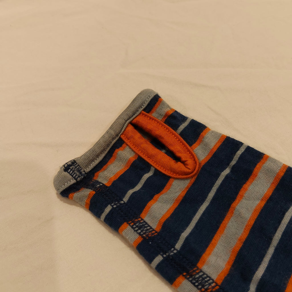 KATHMANDU Merino hoodie size 8y boys stripes