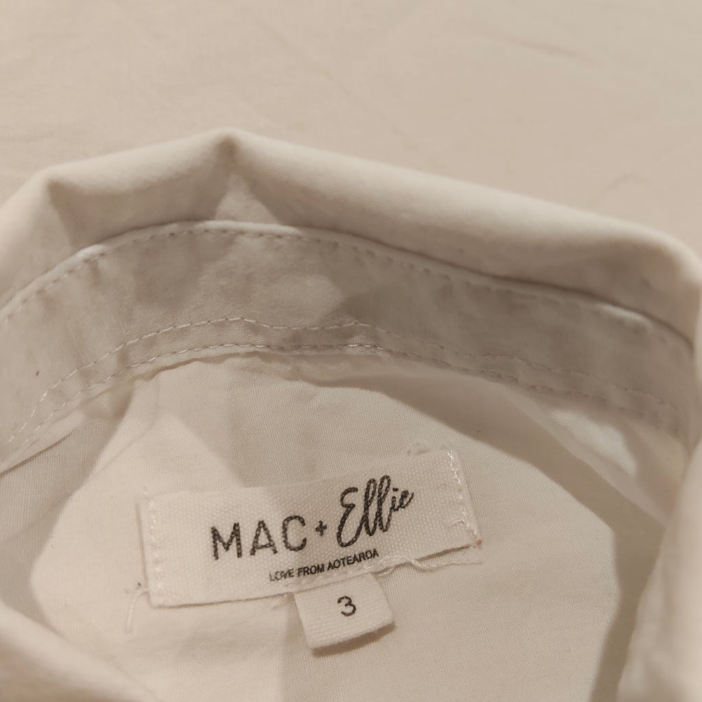 MAC + ELLIE shirt size 3 boys White