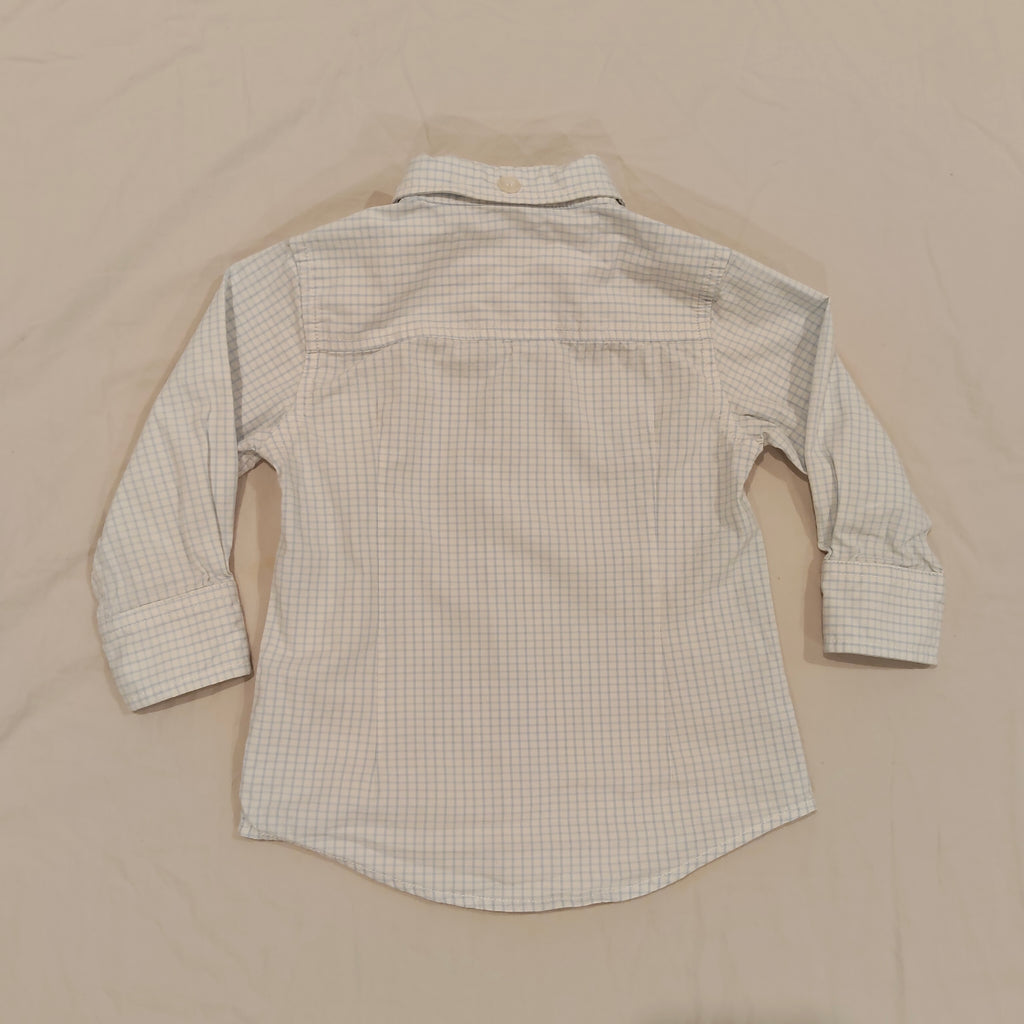 PUMPKIN PATCH shirt size 12-18m boys checkered