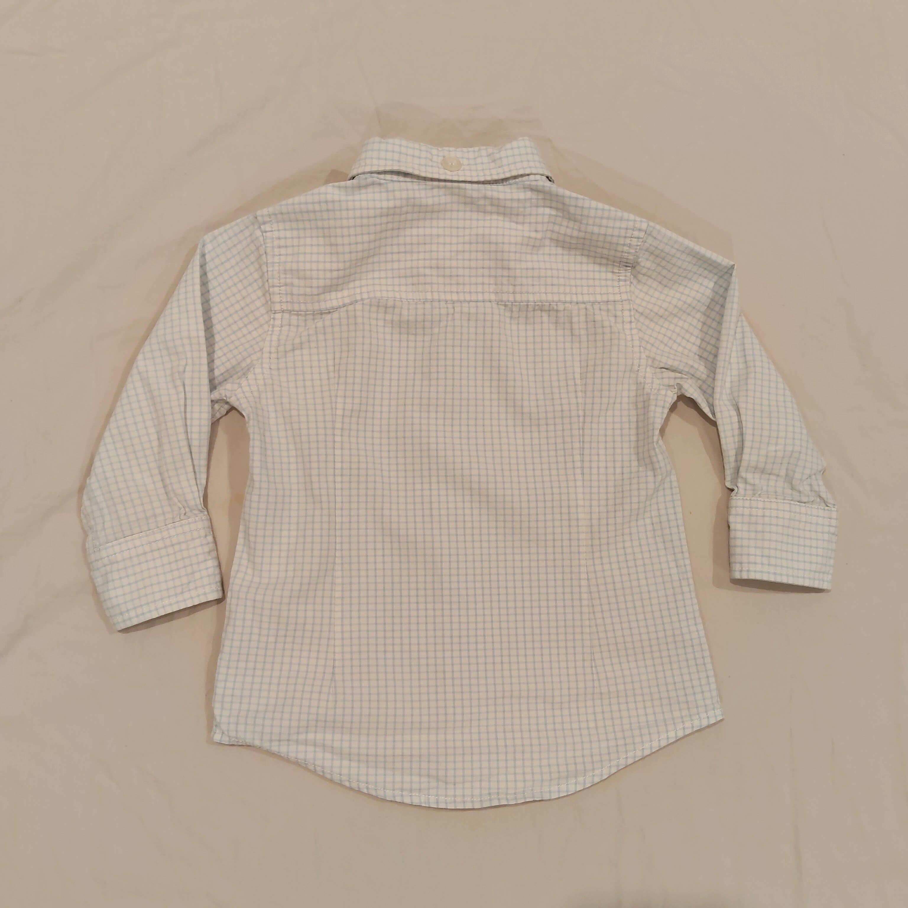 PUMPKIN PATCH shirt size 12-18m boys checkered