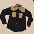 WORLD shirt size L Mens navy & bronze