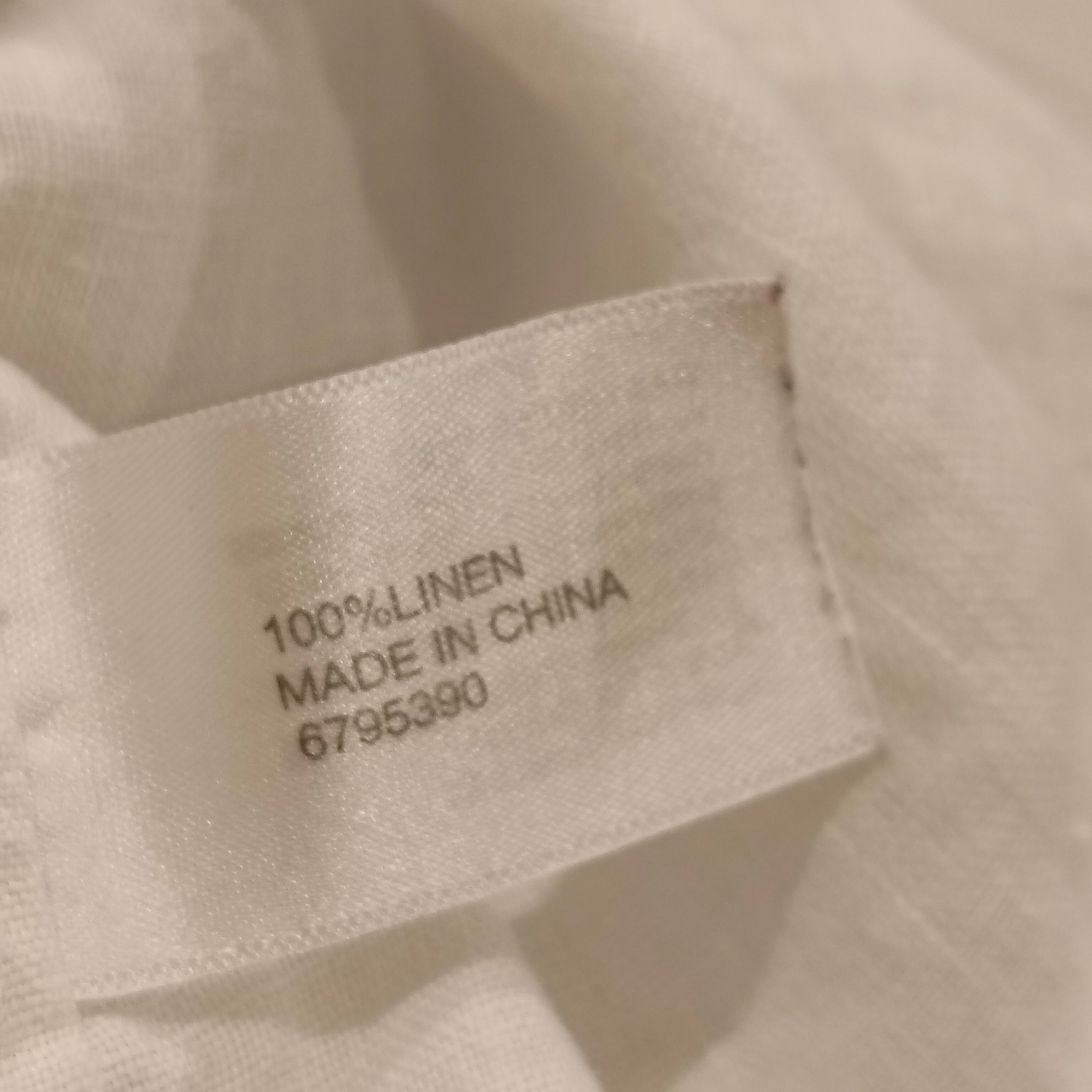 NO ISSUE linen shirt size 10 boys White