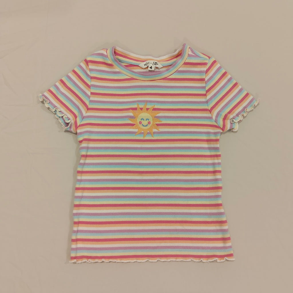 MAC + ELLIE top size 4 girls short sleeve
