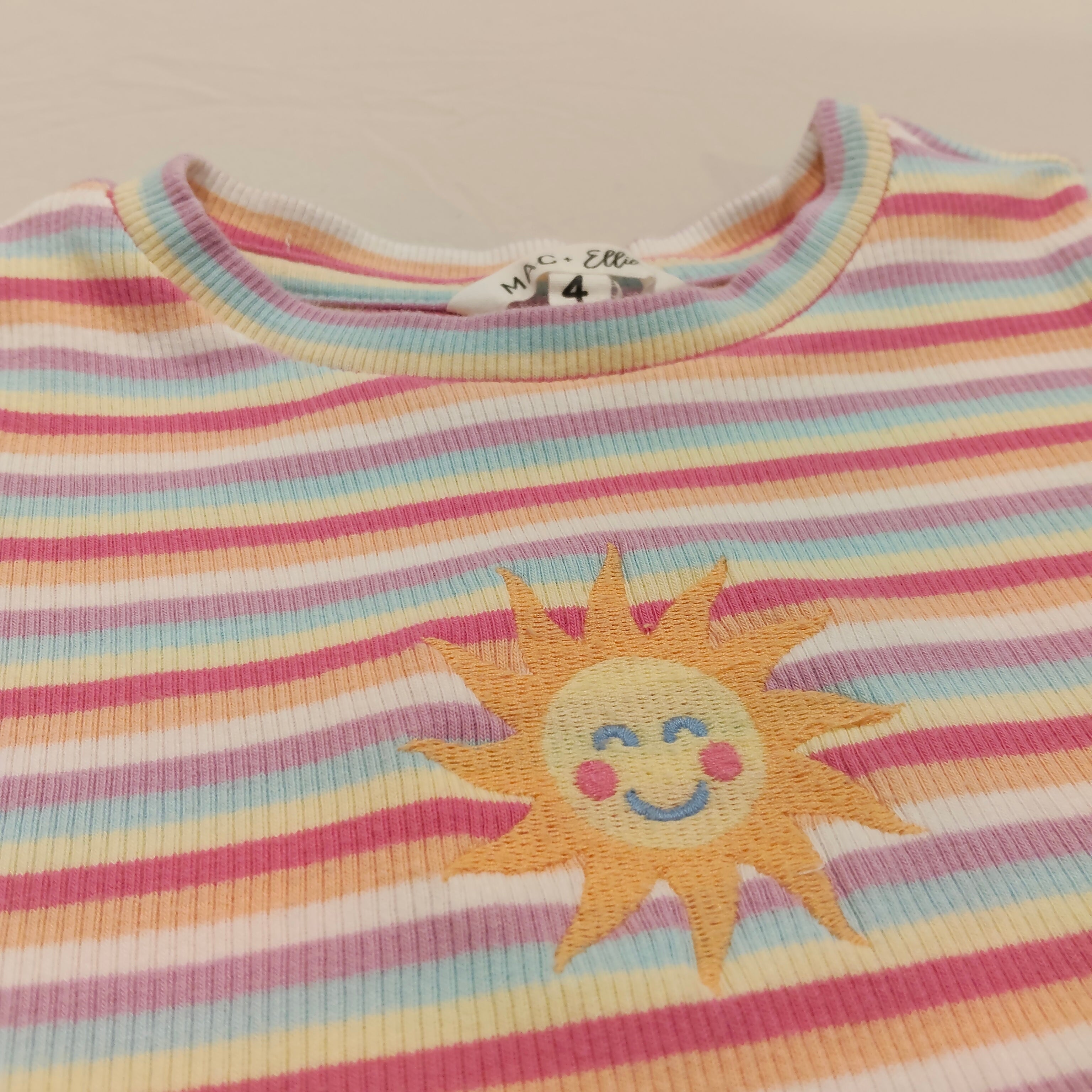 MAC + ELLIE top size 4 girls short sleeve