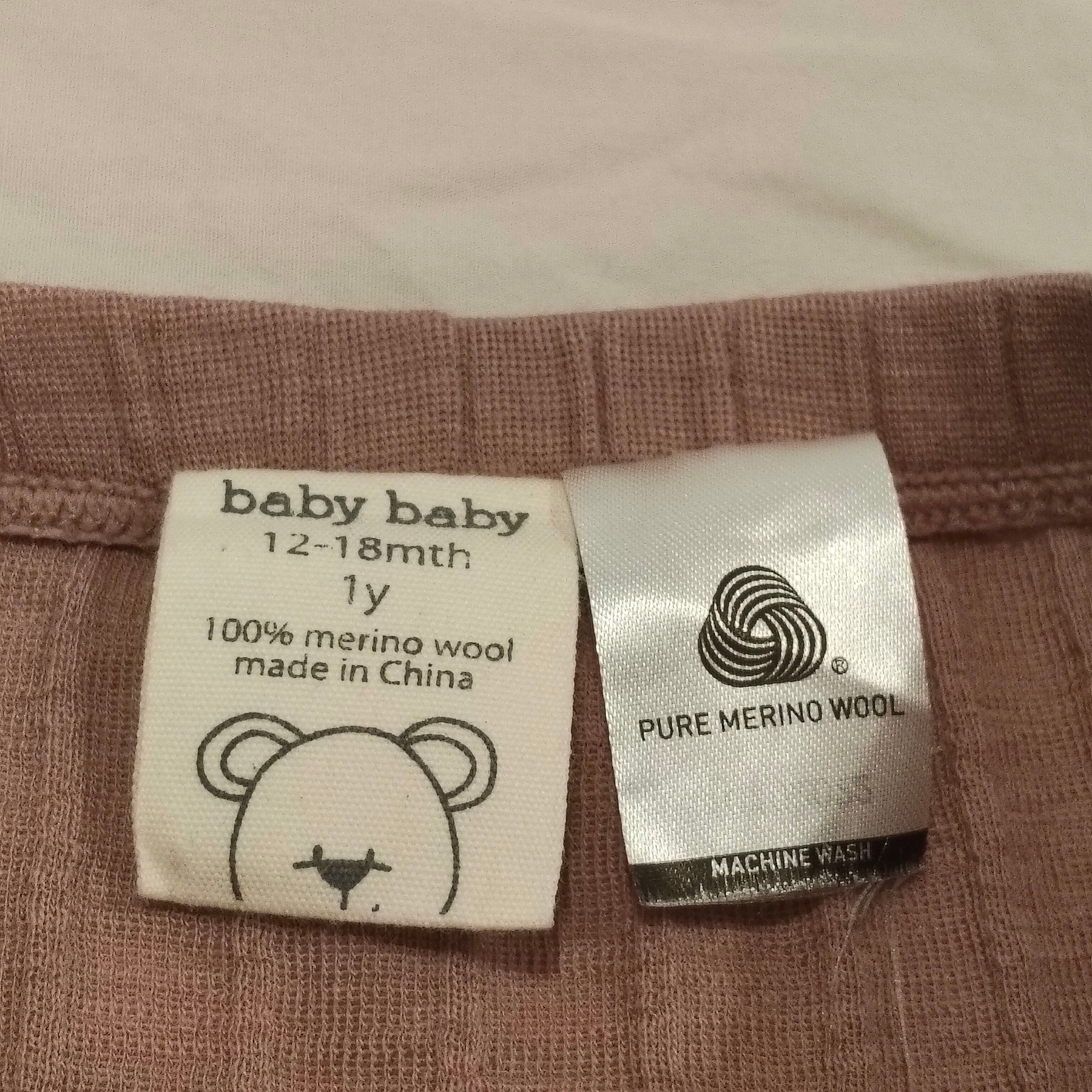 Baby Baby MERINO leggings size 12-18m baby girls