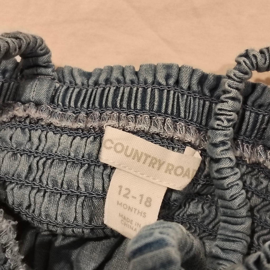 COUNTRY ROAD denim romper size 12-18m baby girls