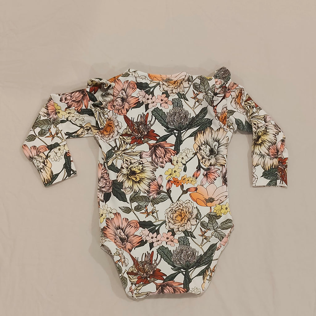 SUNGGLY HUNNY bodysuit 6-12m baby girls organic cotton