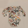 SUNGGLY HUNNY bodysuit 6-12m baby girls organic cotton