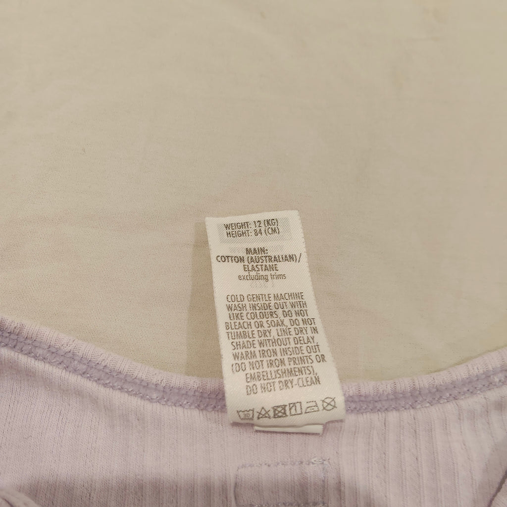 BONDS Bodysuit and Legging Set size 12-18m baby girls Lilac