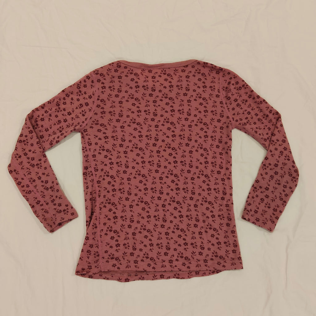 CROWN RANGE 100% Merino top size 10 girls long sleeve