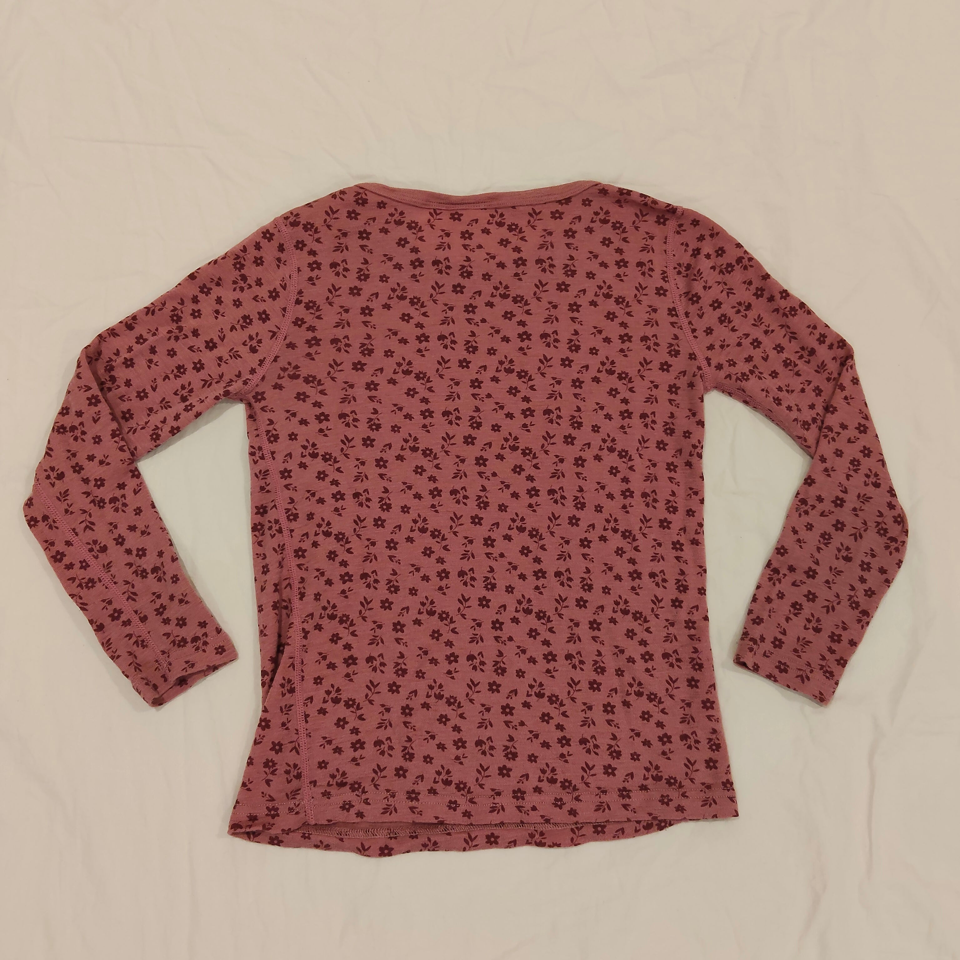 CROWN RANGE 100% Merino top size 10 girls long sleeve