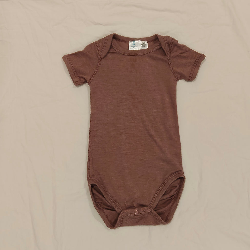 SUPERFIT 100% Merino bodysuit size 18-24m