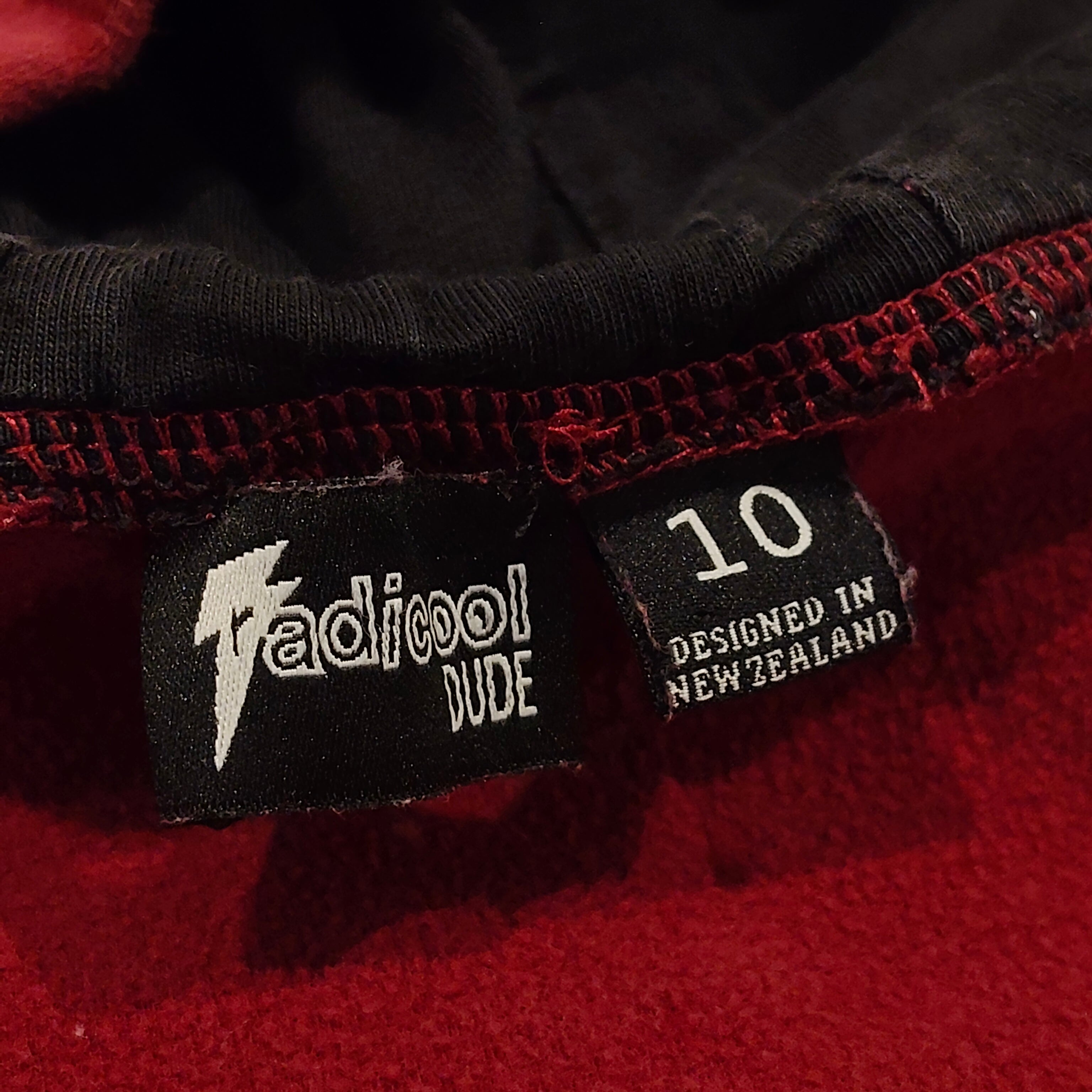 RADICOOL DUDE zip hoodie size 10 boys