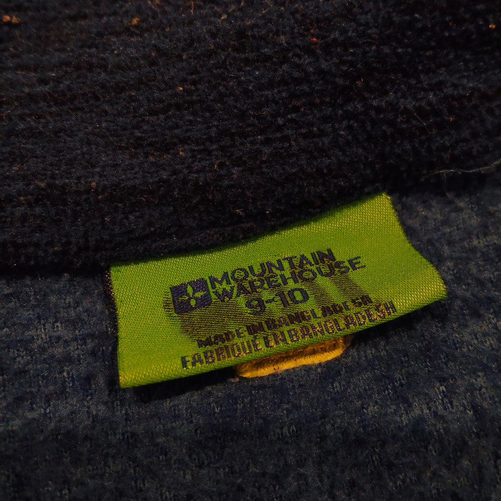 MOUNTAIN WAREHOUSE zip fleece size 9-10yrs boys