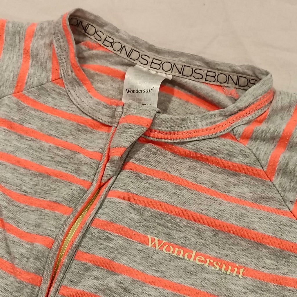 BONDS Wondersuit size 12-18m baby stripes